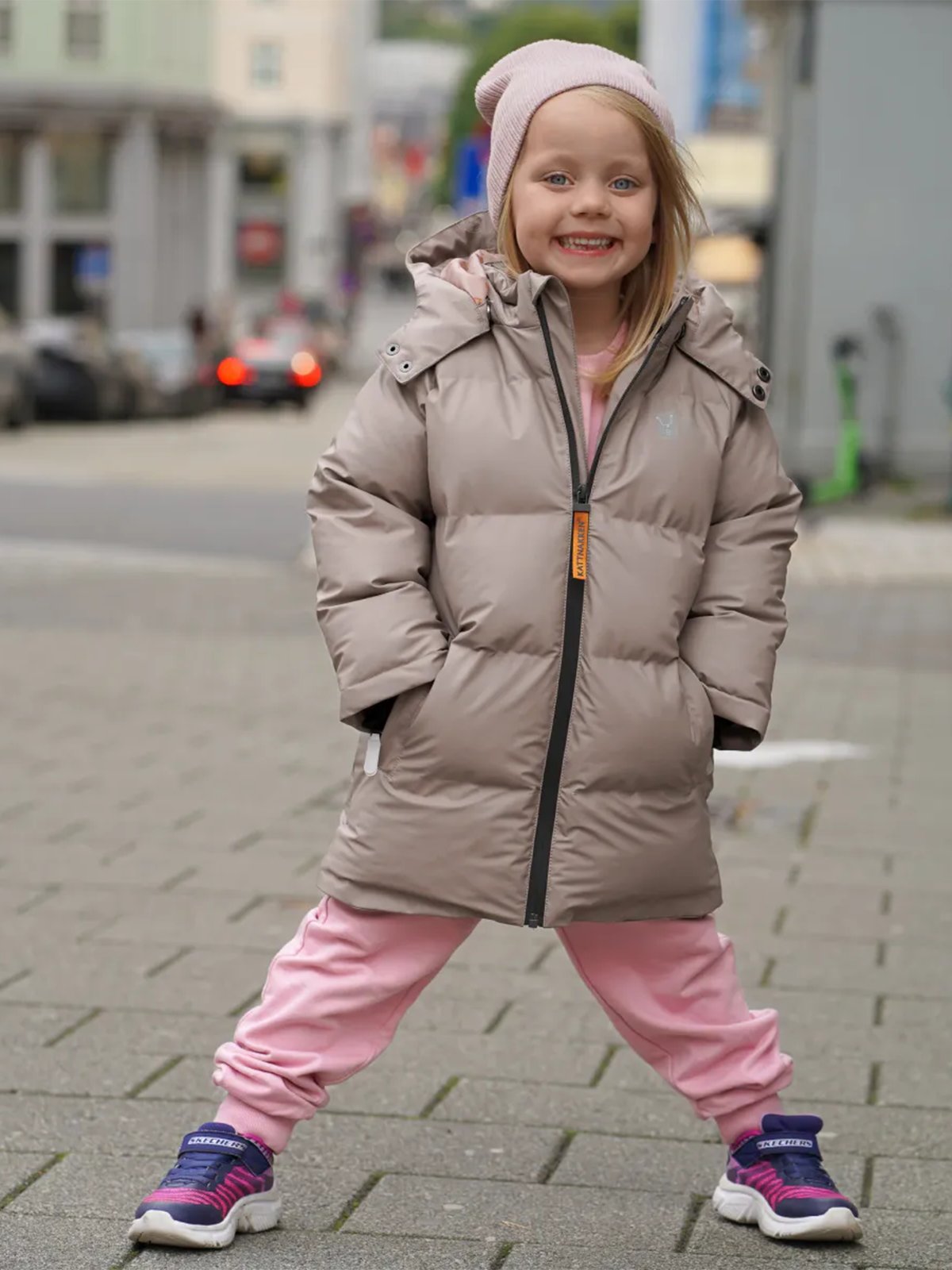 Kattnakken Boblejakke Sludd Barn Månefjell