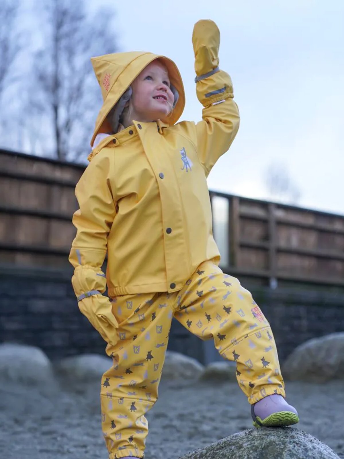 Kattnakken Regnsett Plask Bananskum