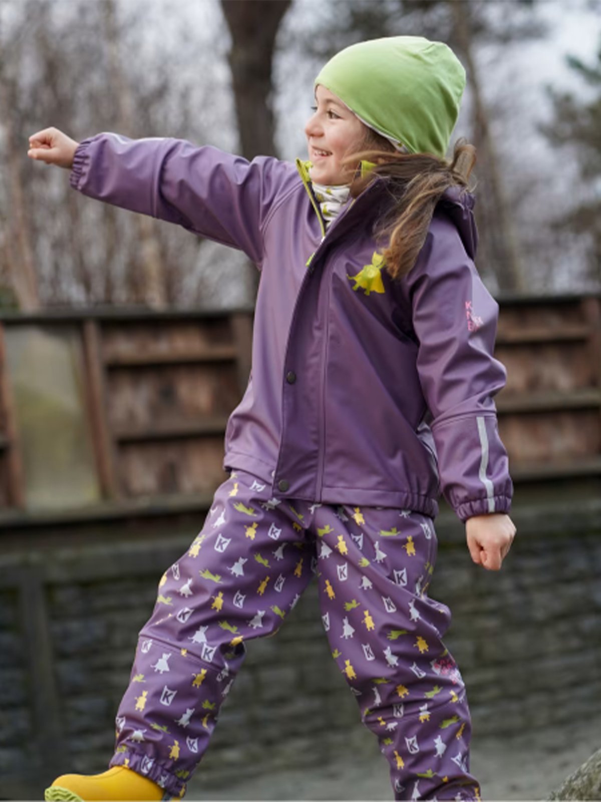 Kattnakken Regnsett Plask Viola