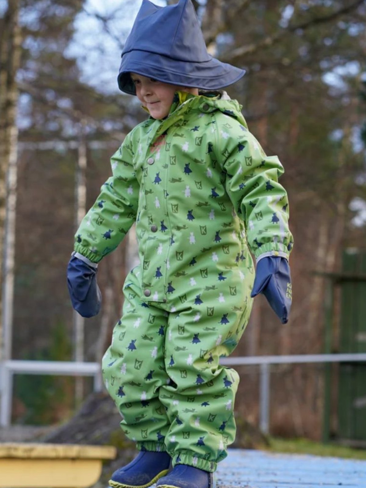 Kattnakken Heilårsregndress Hagl Supergrønn