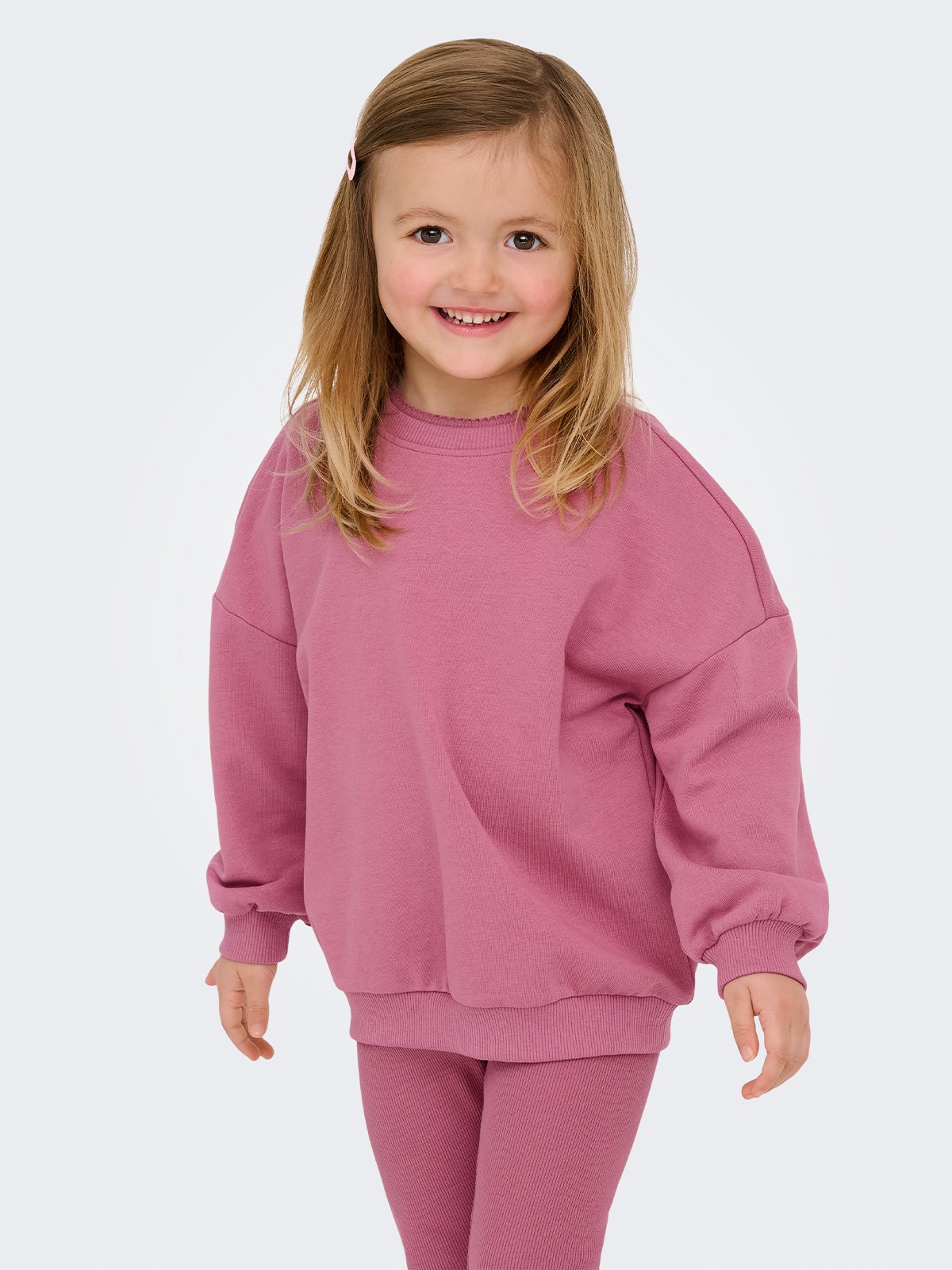 Kids Only Georgia Life Long Sleeve O-Neck Sweater Heather Rose