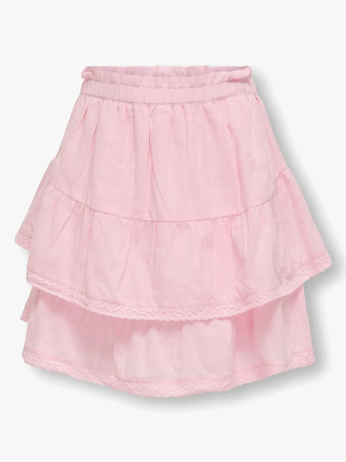 Kids Only Esther Ladder Tape Skirt Woven Roseate Spoonbill