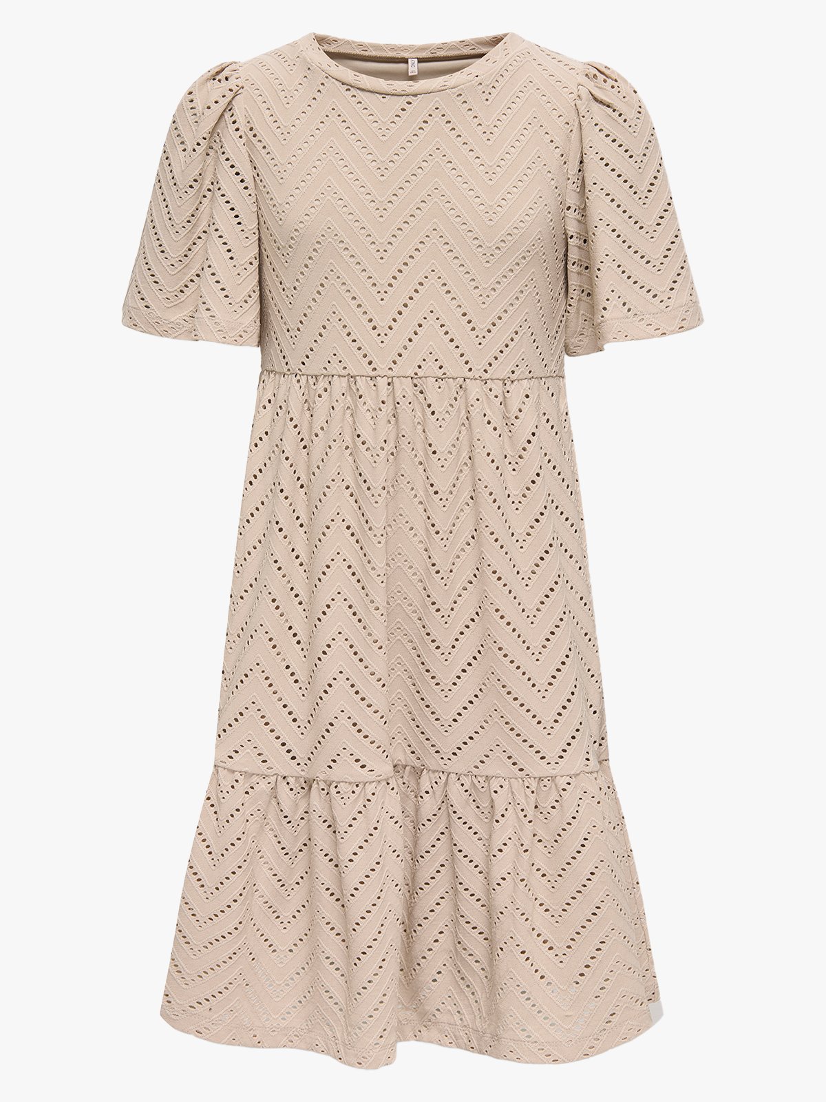 Kids Only Carla Cathinka Short Sleeve Dress Junior Chateau Gray