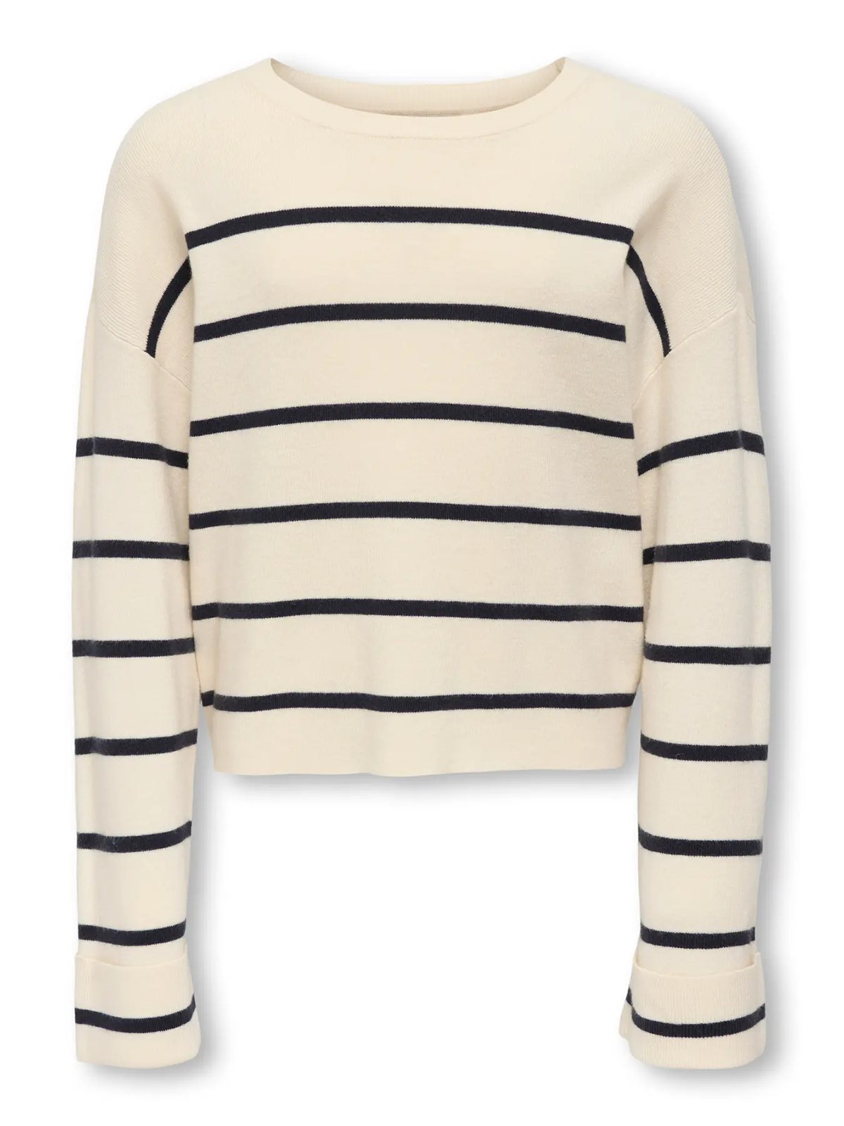 Kids Only Amy Life Long Sleeve O-Neck Knit Birch / Night Sky