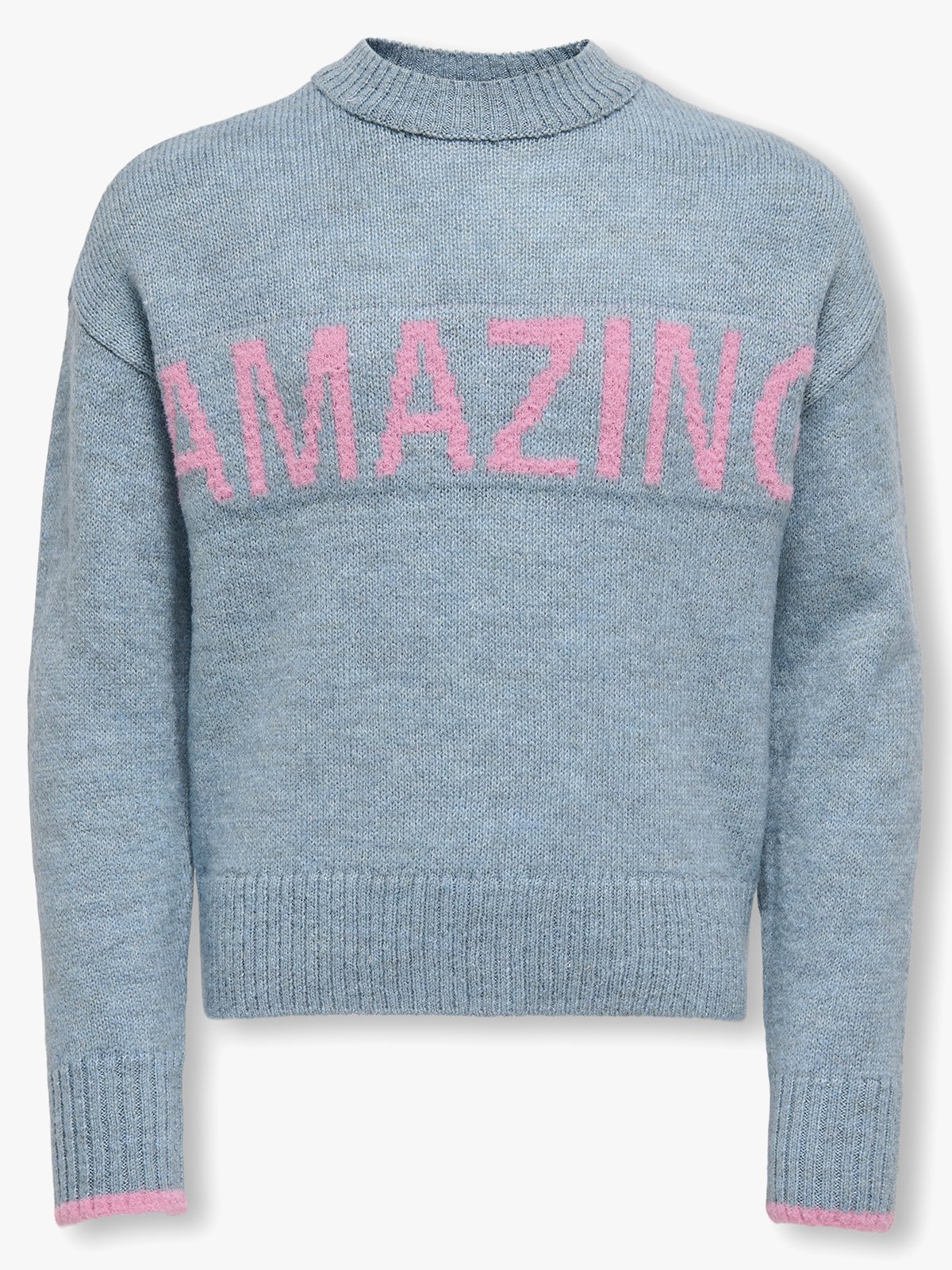 Kids Only Amour Long Sleeve Oneck Pullover Knit Arona