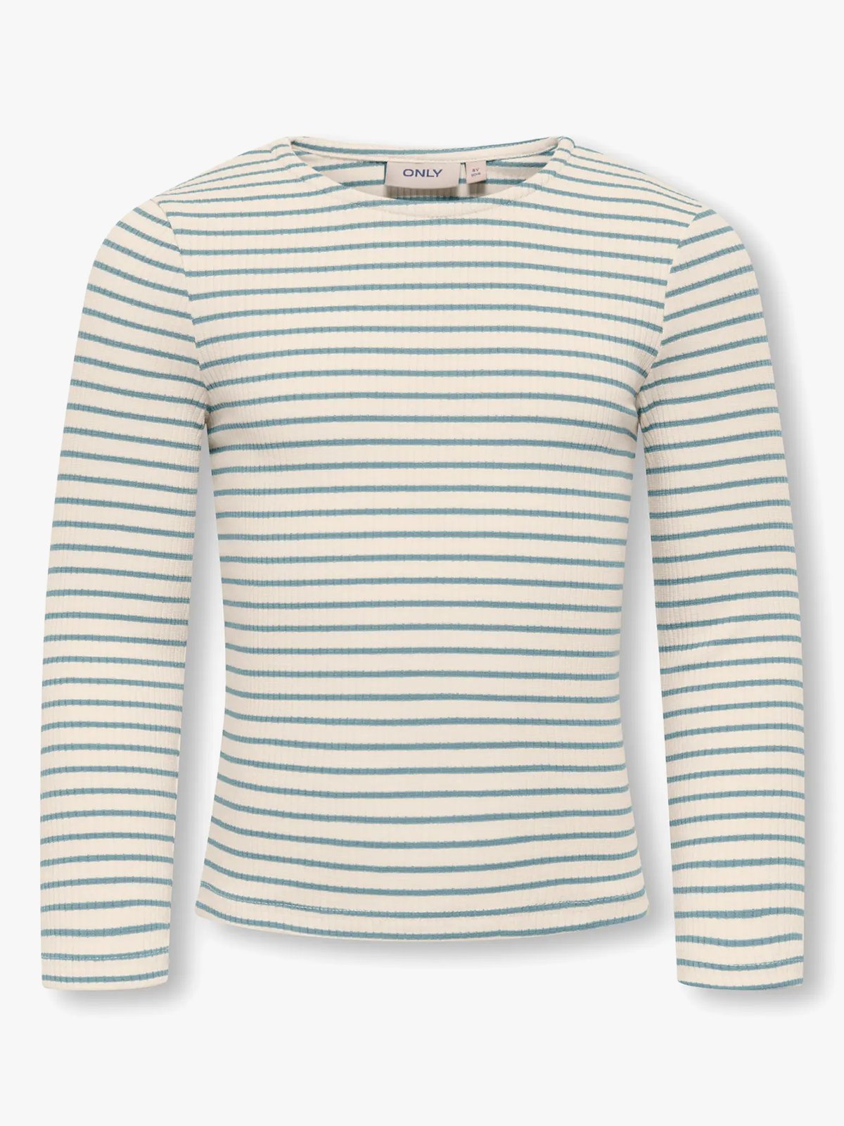 Kids Only Maude Stripe Long Sleeve O-Neck Top Junior Birch / Arona