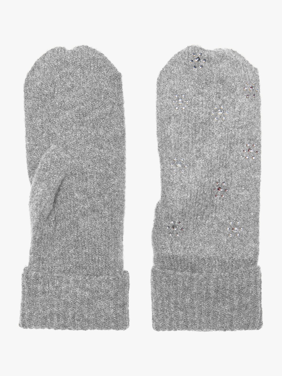 Kids Only Chyna Life Knit Soft Mittens Light Grey Melange