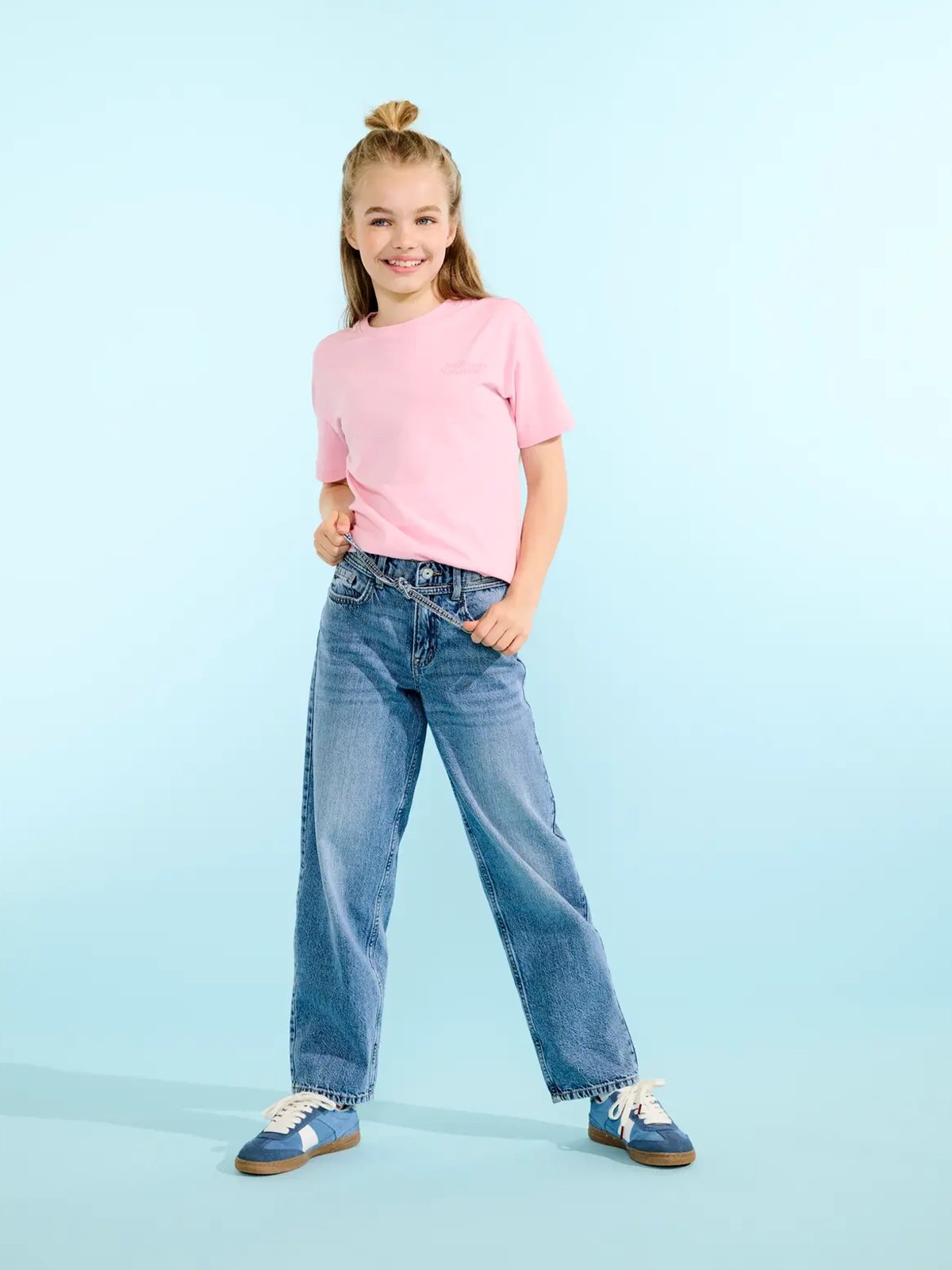 Kids Only Gianna Straight Denim jeans Light Blue Denim