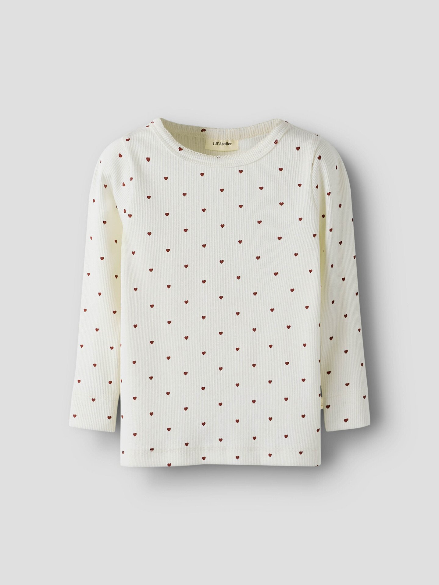 Lil- Atelier Gago Long Sleeve Slim Top Coconut Milk