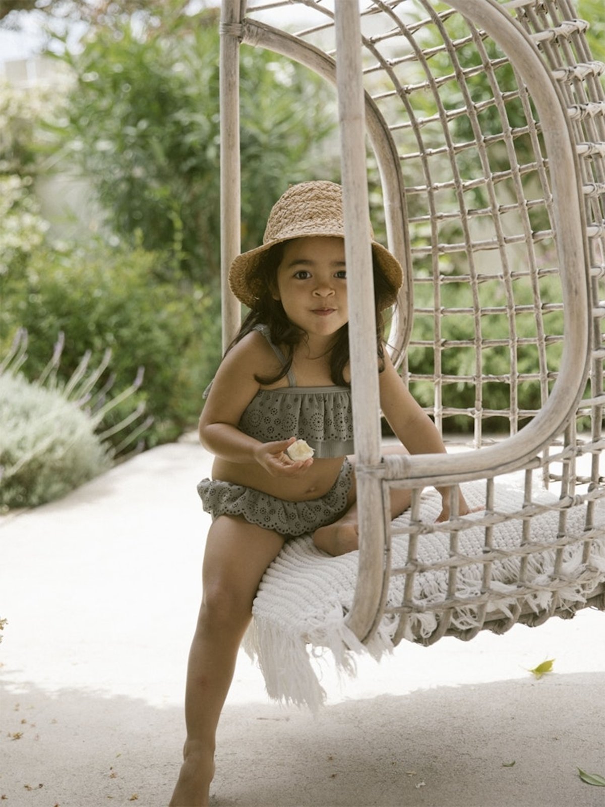 Lil- Atelier Fola Swim Set Forest Fog