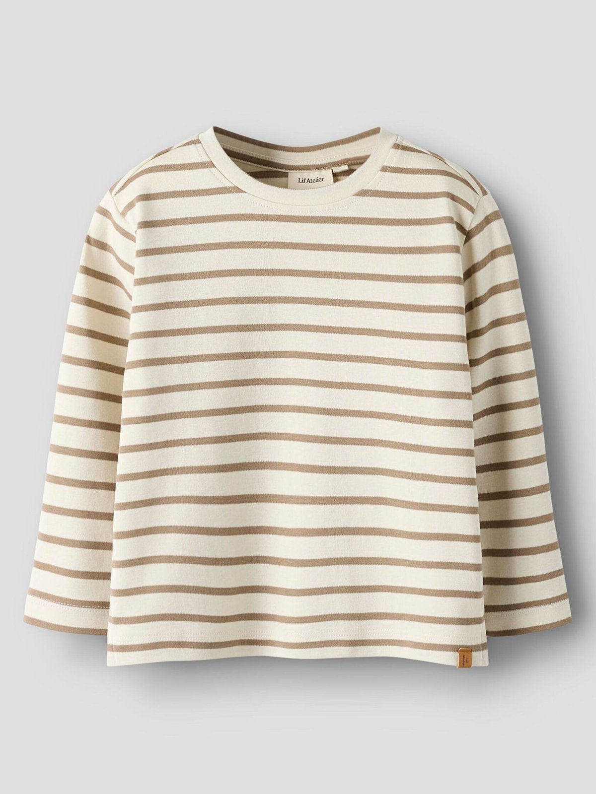 Lil- Atelier Limia Long Sleeve Loose Top Turtledove SEPIA TINT