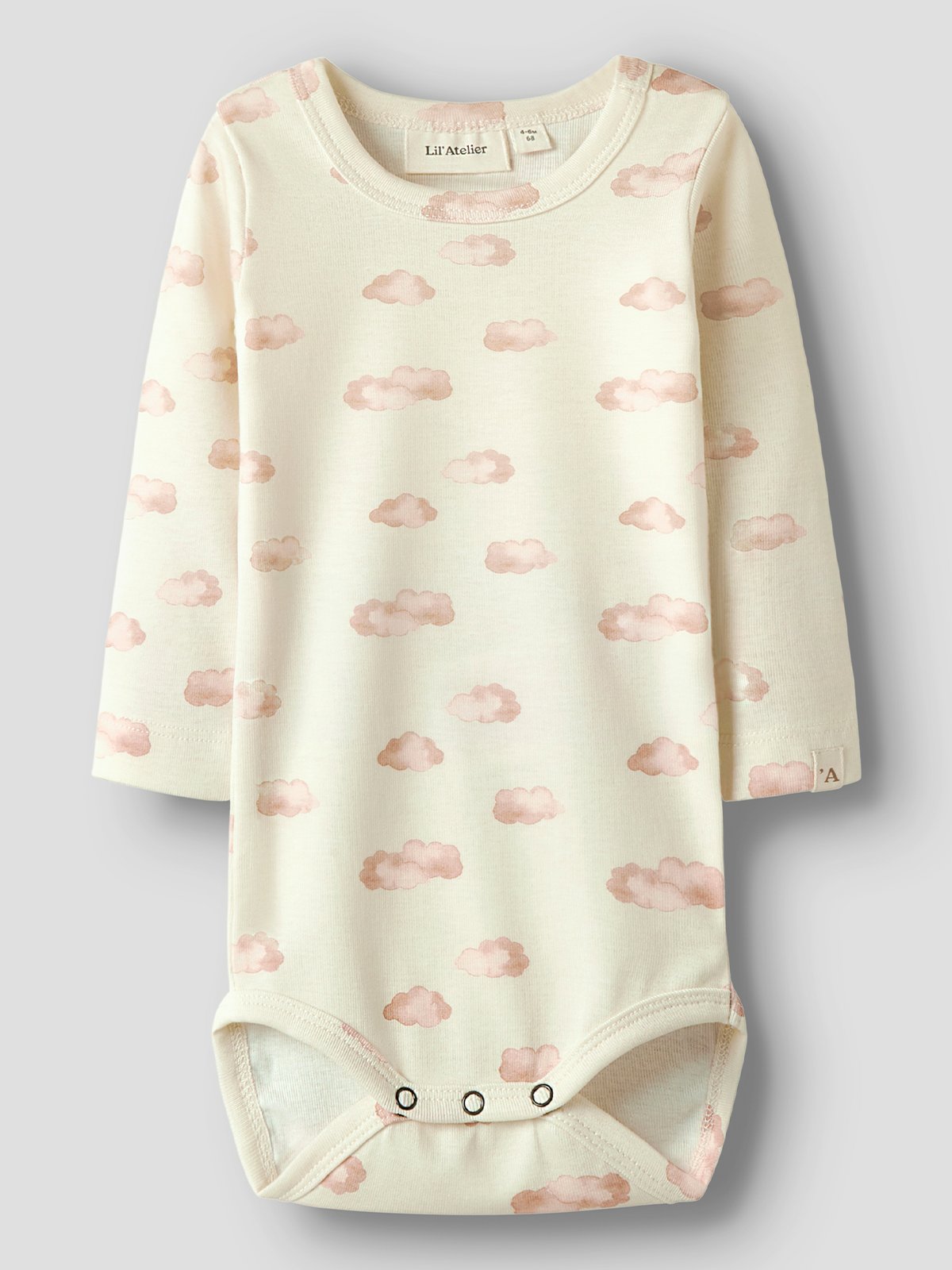 Lil- Atelier Layo Kim Long Sleeve Slim BodY Turtledove pink