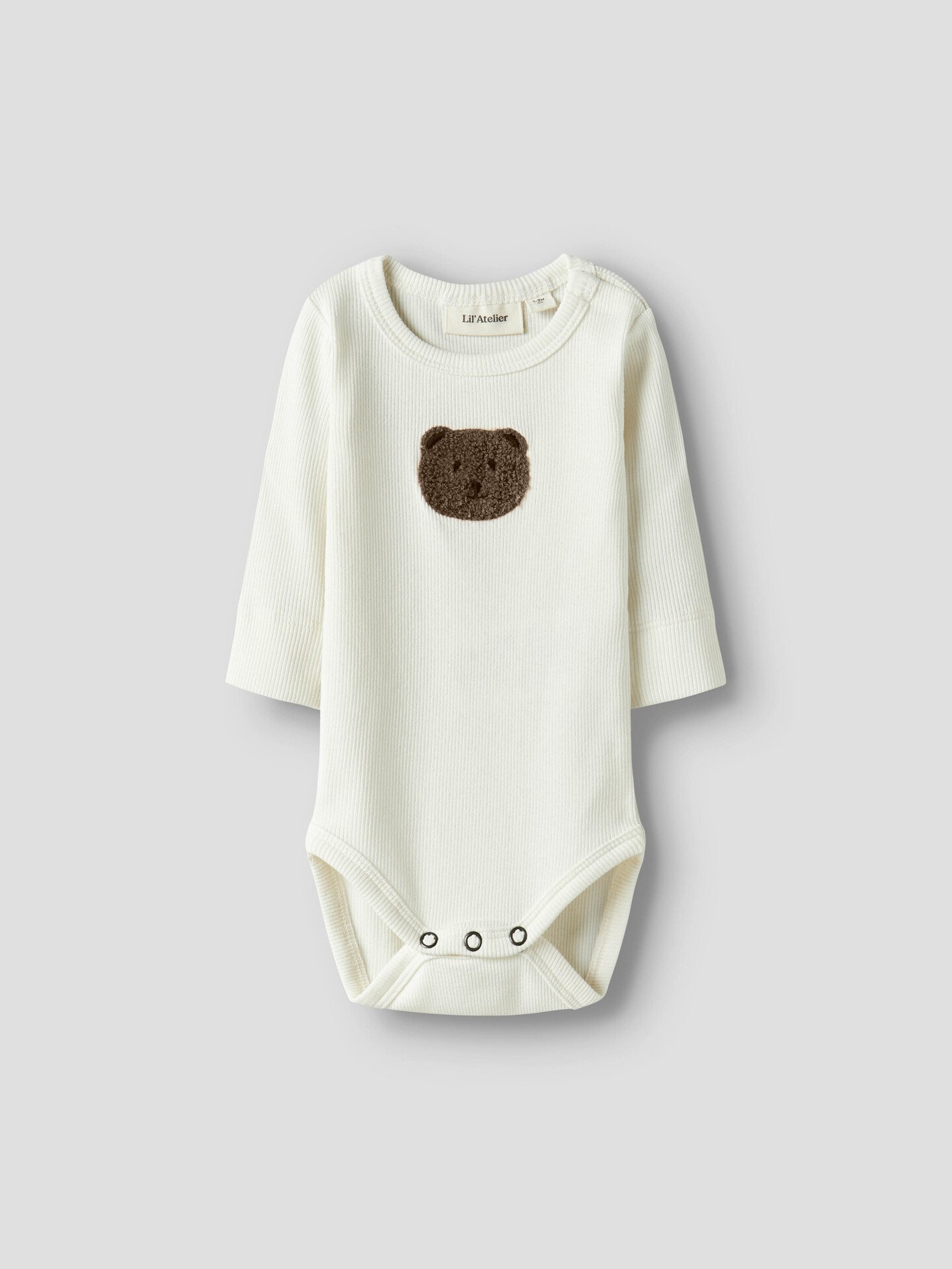 Lil- Atelier Tonto Long Sleeve Slim Body Coconut Milk