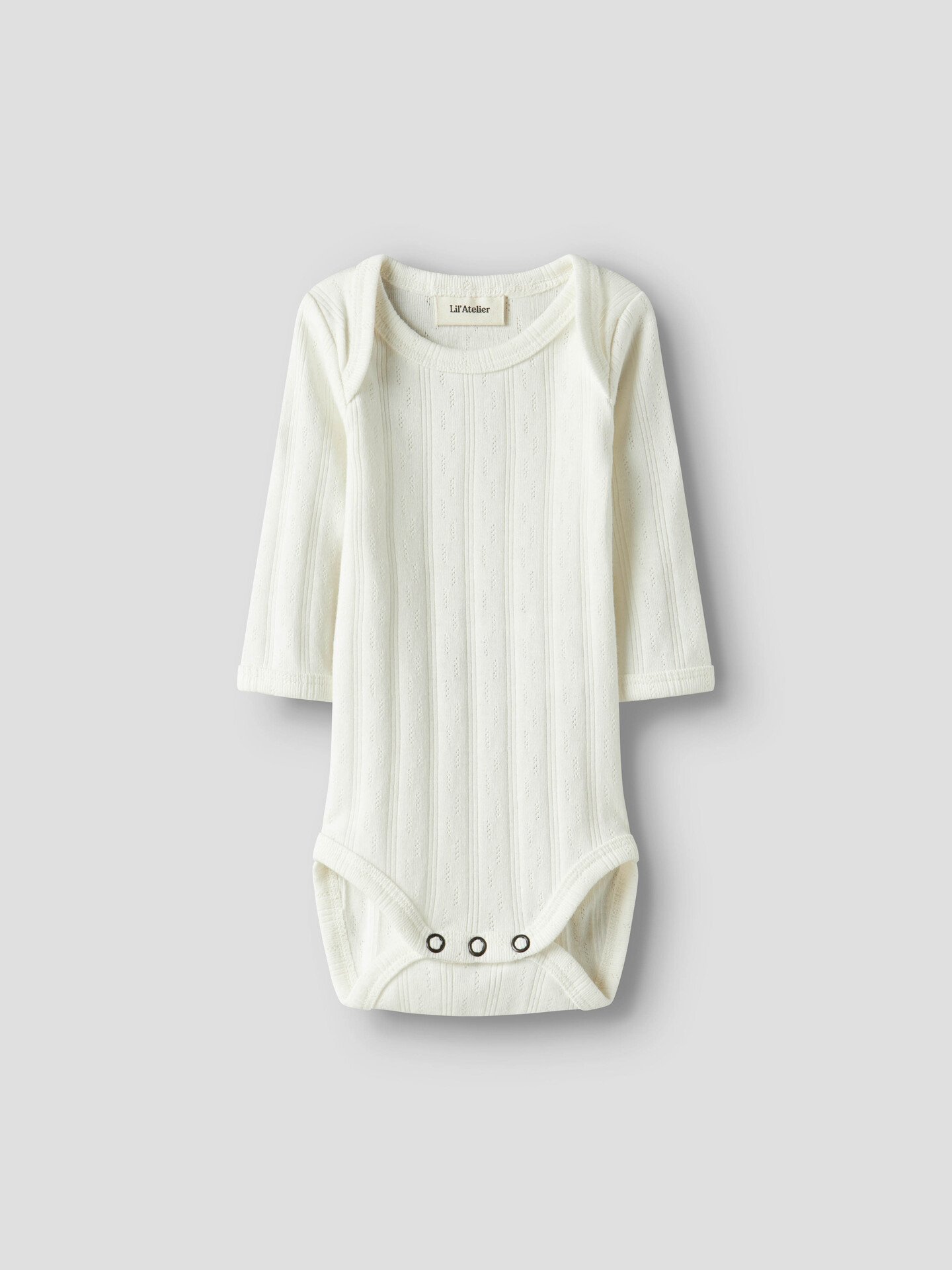 Lil- Atelier Bob Long Sleeve Slim Body Coconut Milk