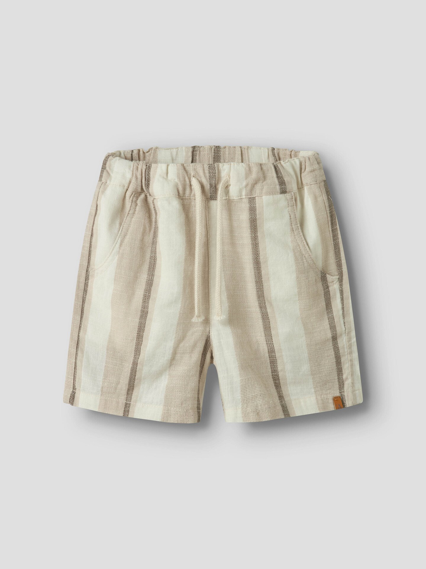 Lil- Atelier Fibert Loose Shorts Coconut Milk