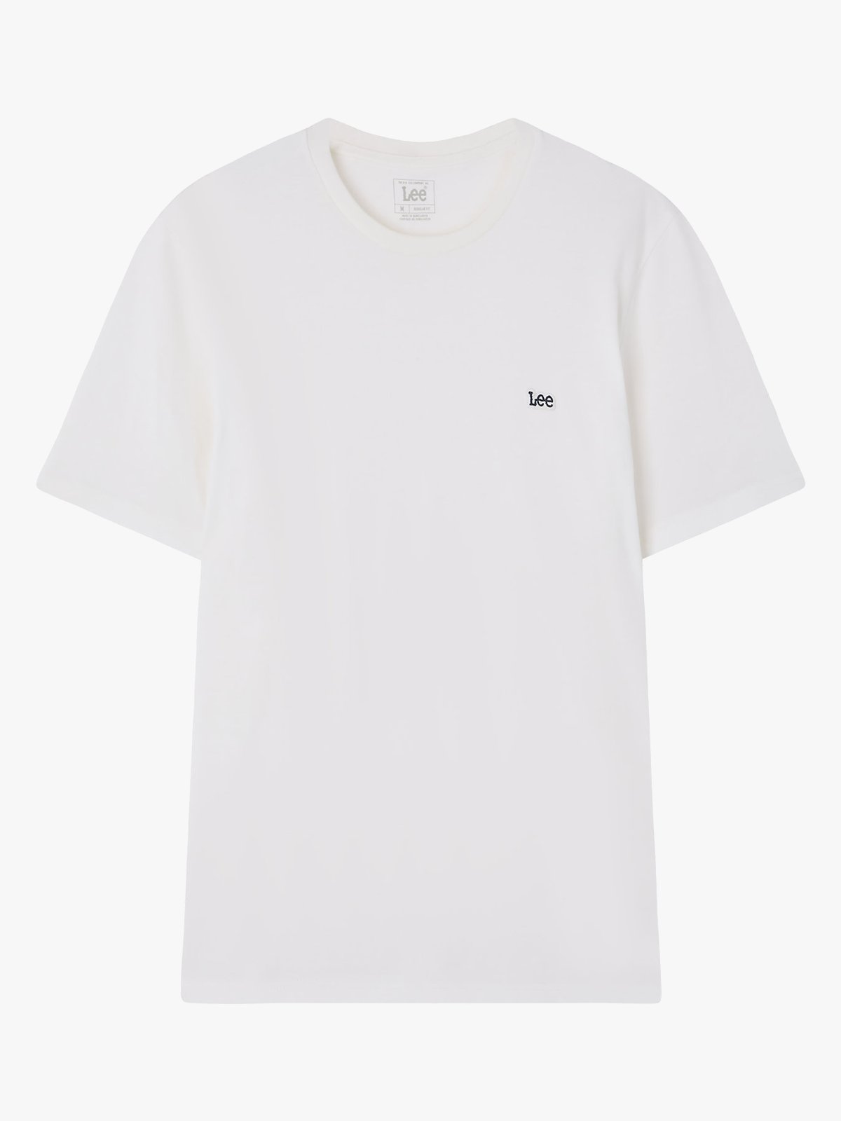 Lee Short Sleeve Patch Logo Tee White