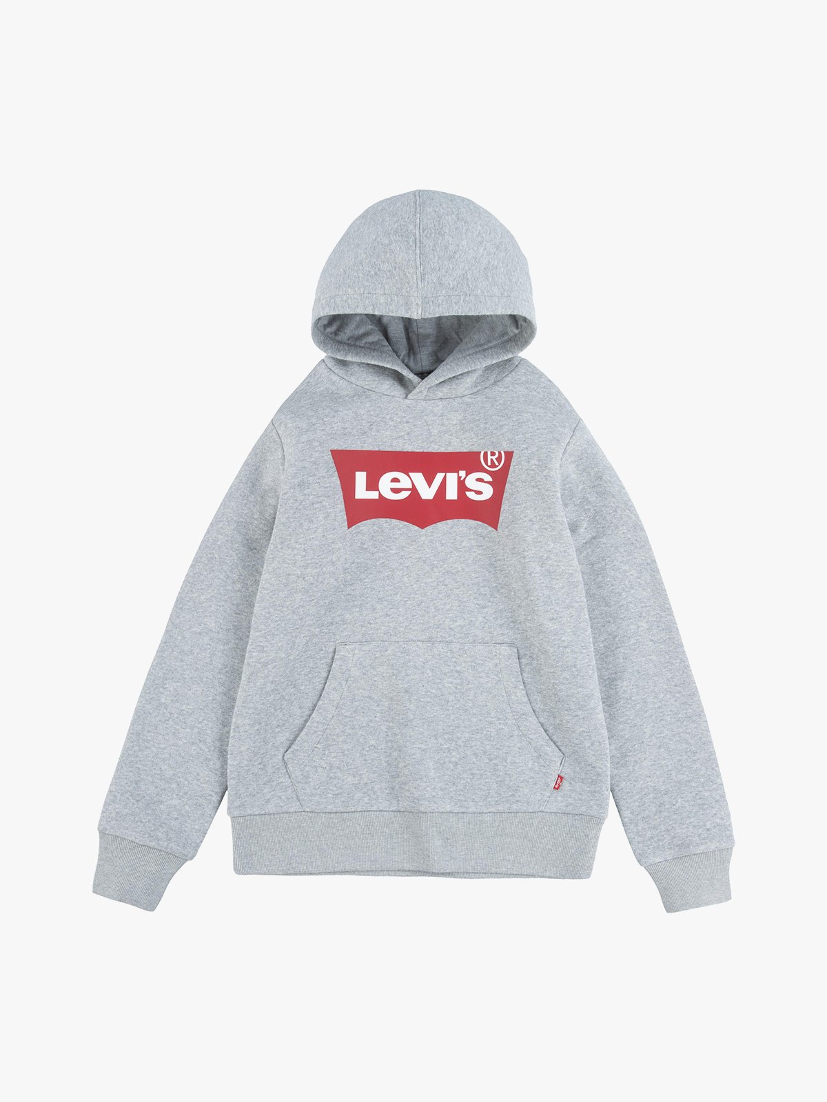 Levi-s Kids Batwing Screenprint Hoodie Grey Melange