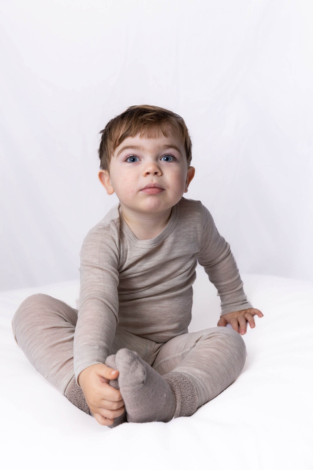 Lillelam Ulltrøye Lys beige