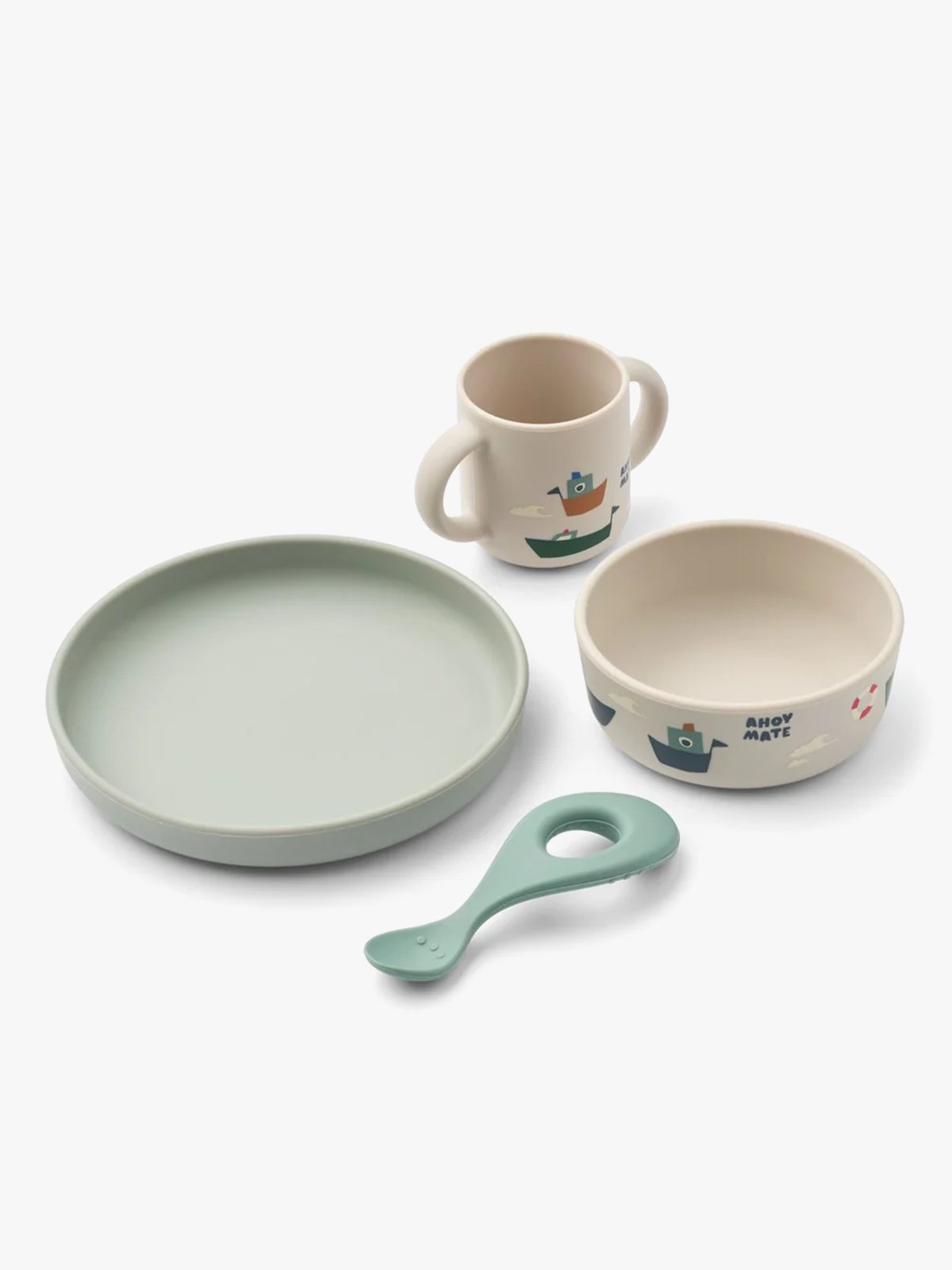Liewood Vivi Printed Tableware Set Sailing / Sandy