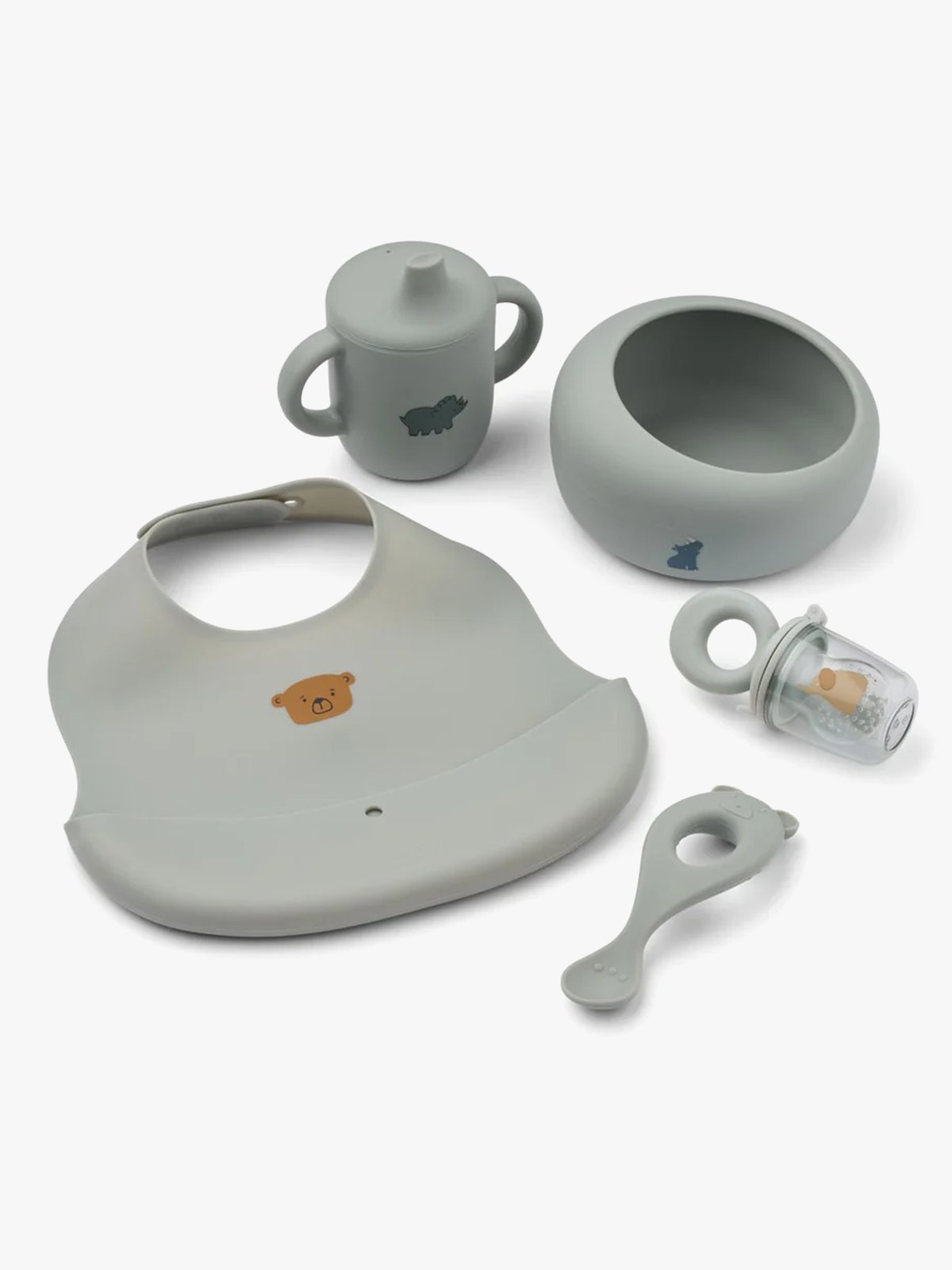 Liewood Mileah Baby Mealtime Set Dove blue
