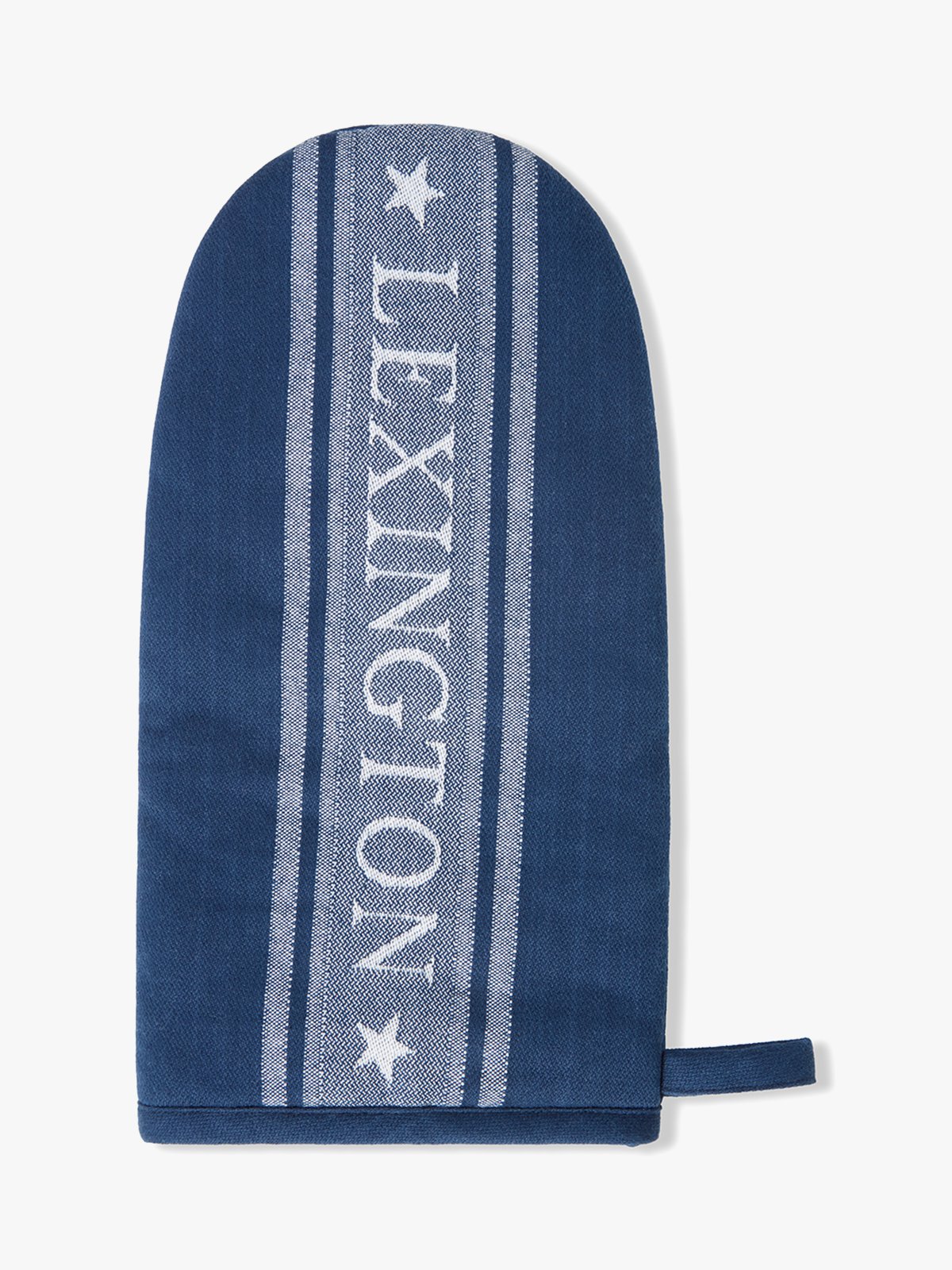 Lexington Icons Organic Cotton Jacquard Star Mitten Blå