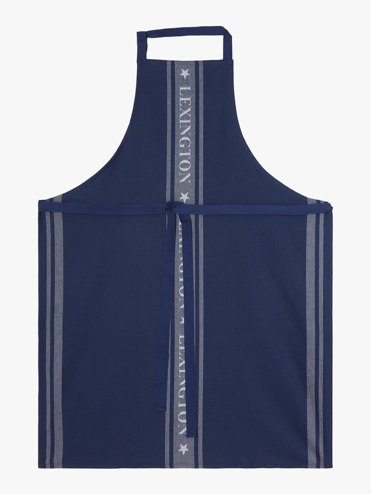 Lexington Icons Cotton Jacquard Star Apron Blå