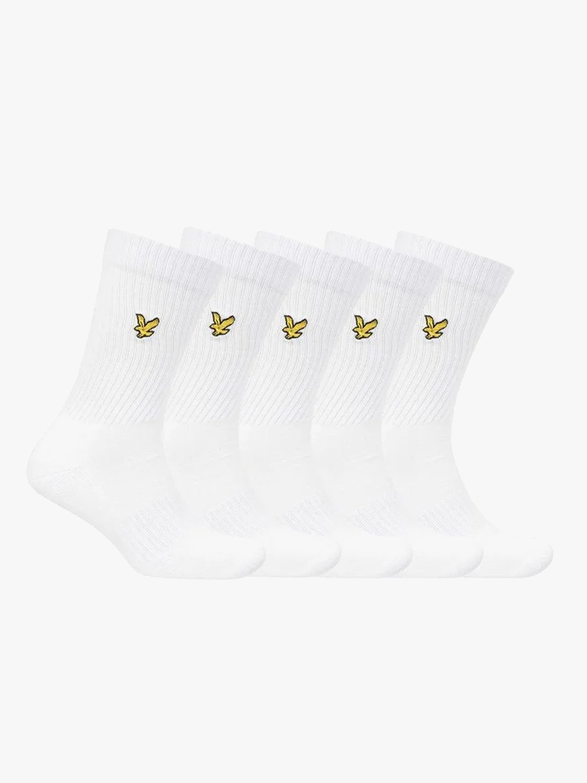 Lyle & Scott Camdyn 5 Pack Sport Socks Bright White