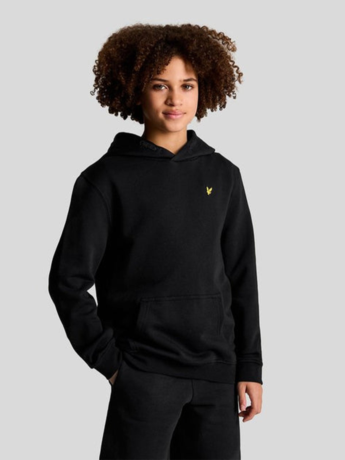 Lyle & Scott Junior Pullover Hoodie Black