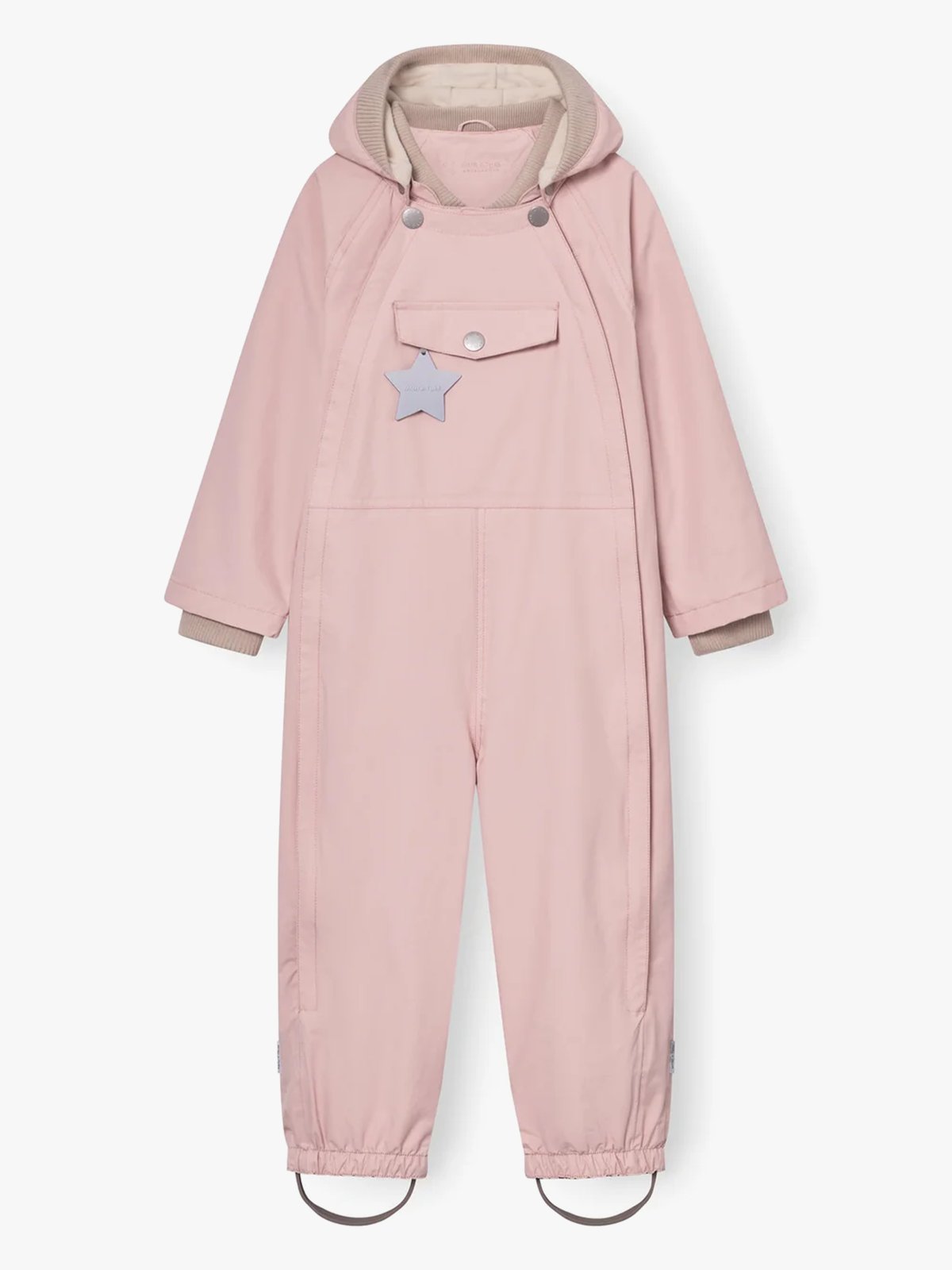 Mini A Ture Wisto Fleece Lined Coverall Rose smoke