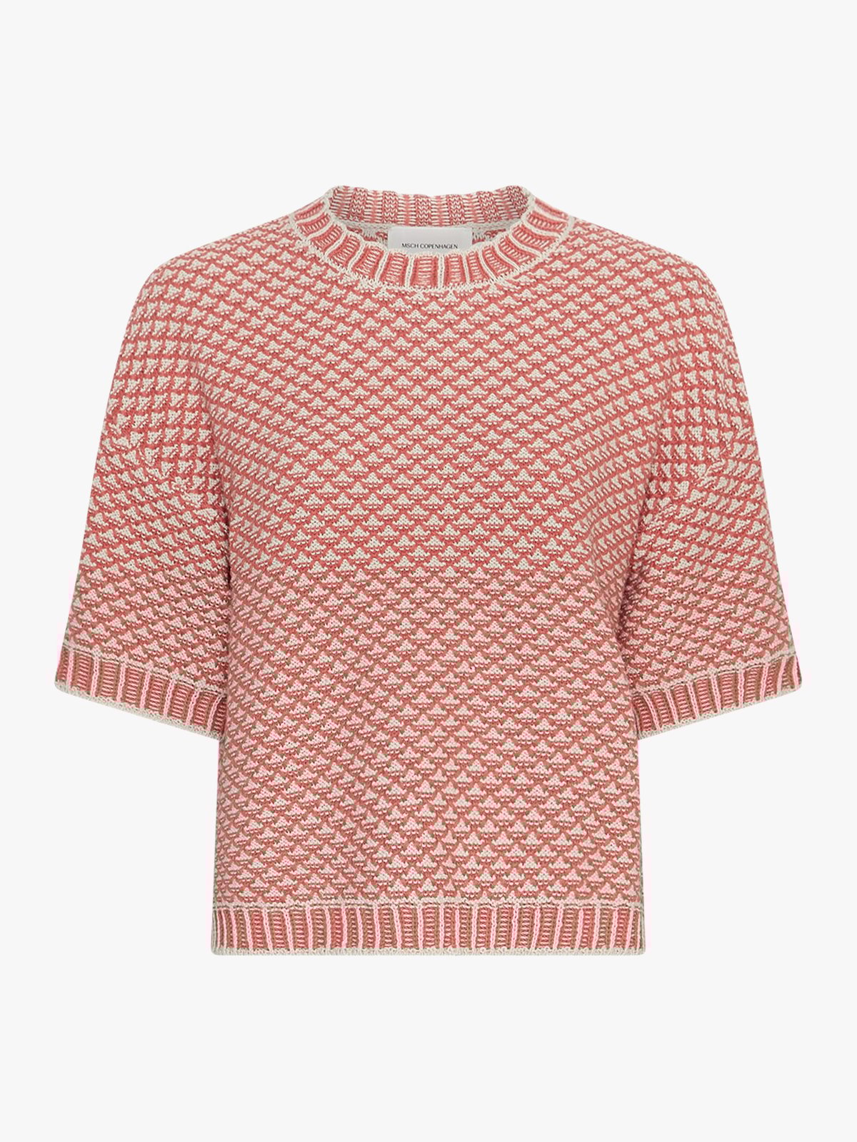MSCH Copenhagen Catina Pilla 2/4 Pullover Oatmeal / F Rose