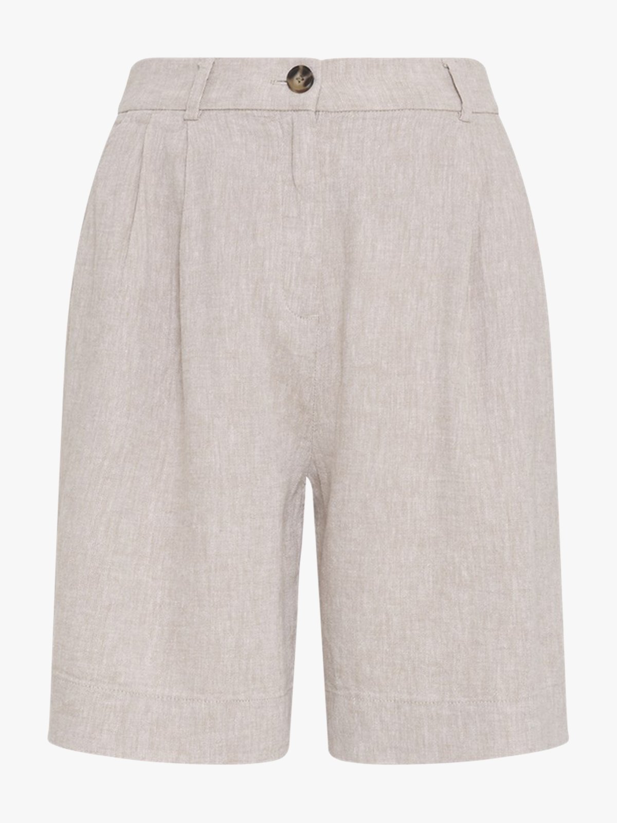 MSCH Copenhagen Viana Ginia High Waist Shorts Sand Melange