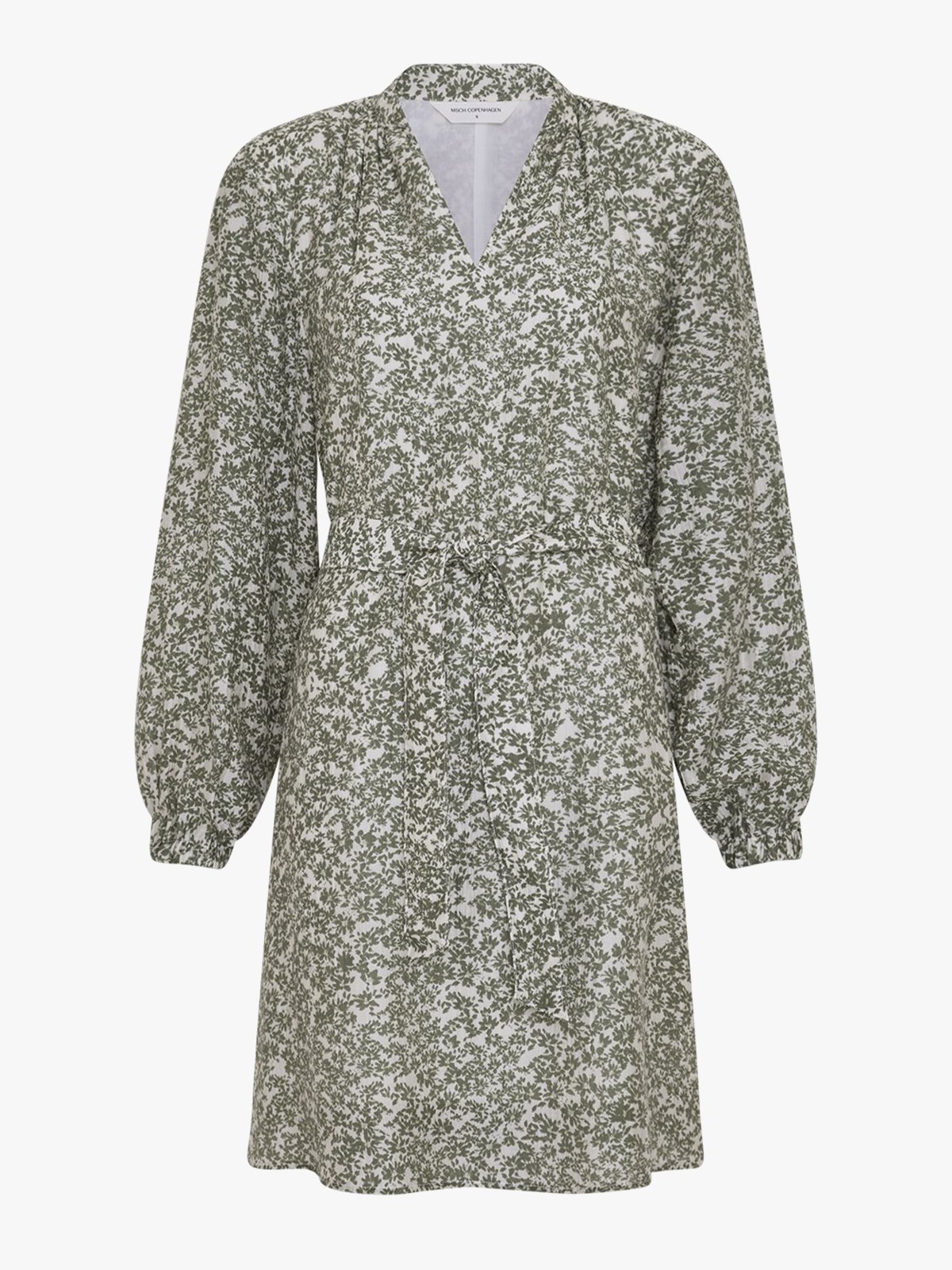 MSCH Copenhagen Seraphina V-Neck Dress Egret Flower