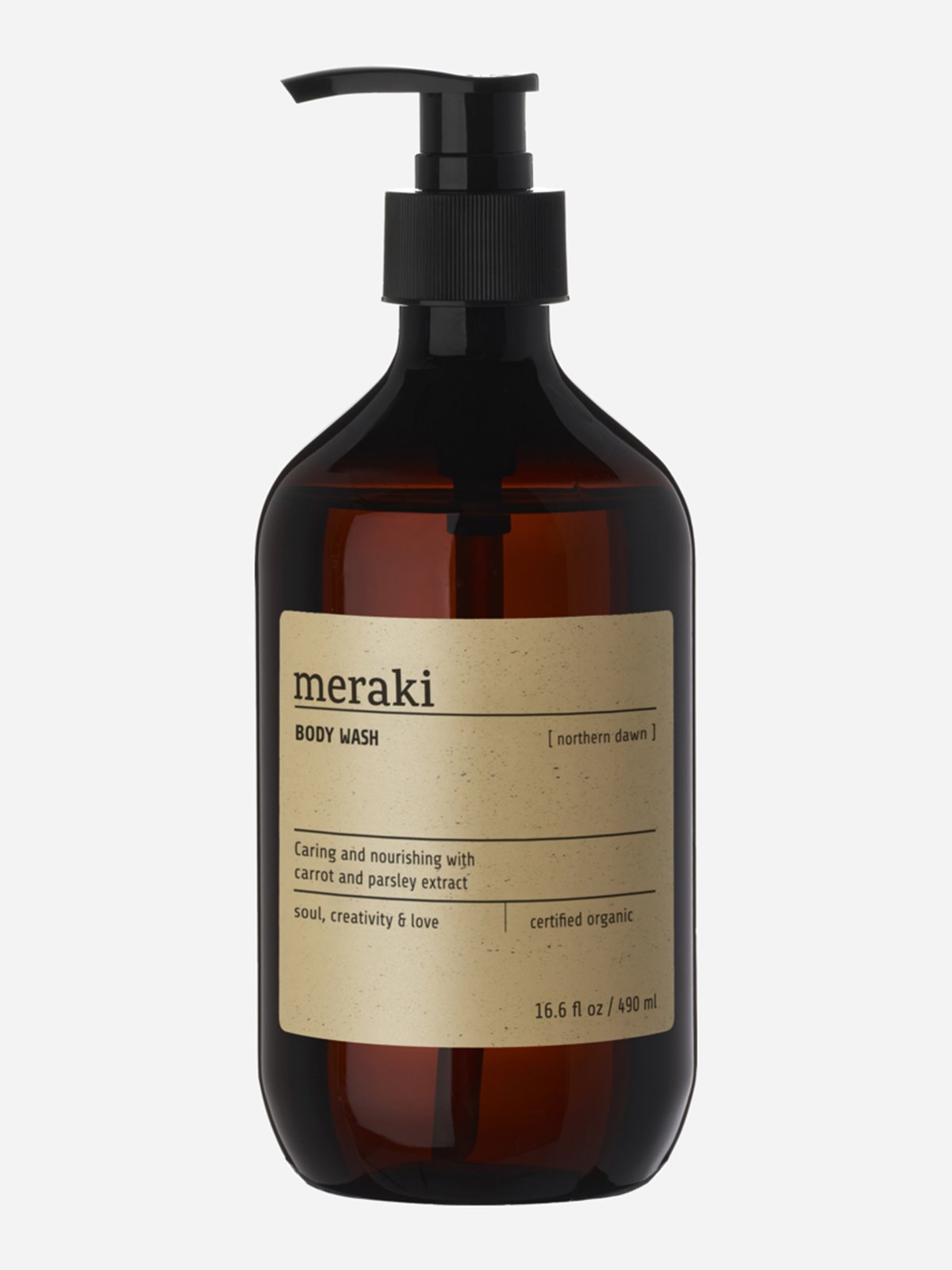 Meraki Body Wash Northern Dawn 490 ml Brun