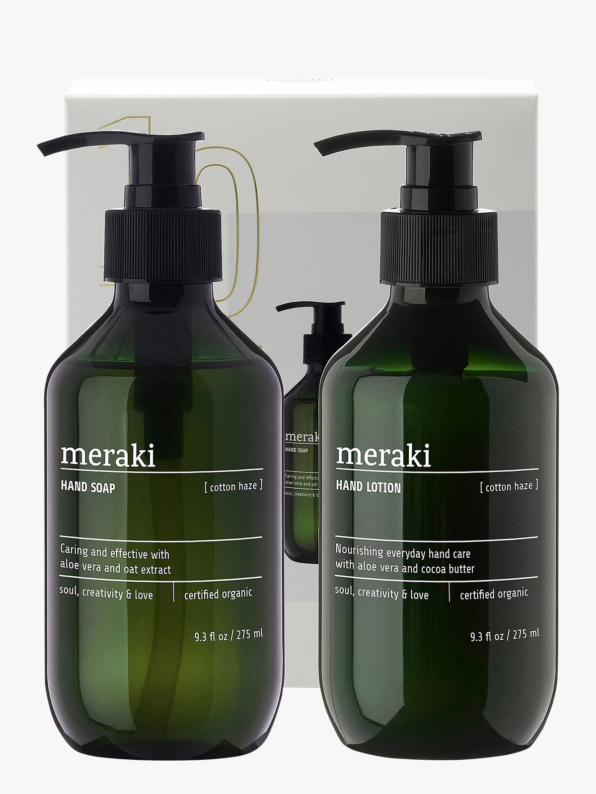 Meraki Cotton Haze Simple hand care gaveeske GRONN