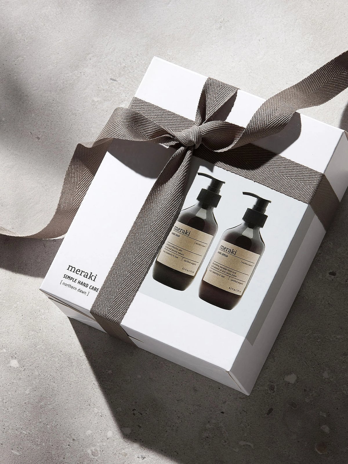 Meraki Northern dawn Simple hand care gaveeske BRUN