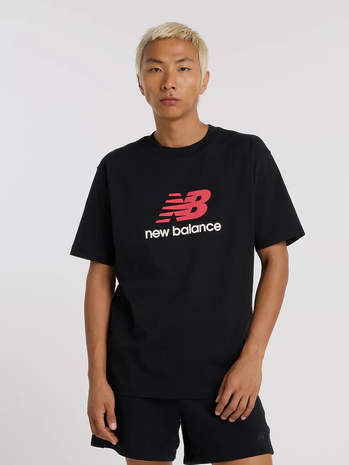 New Balance Athletics Logo T-Shirt Black