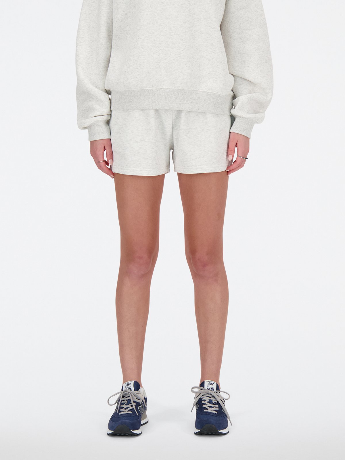 New Balance Sport Essentials French Terry Short Ash Heather