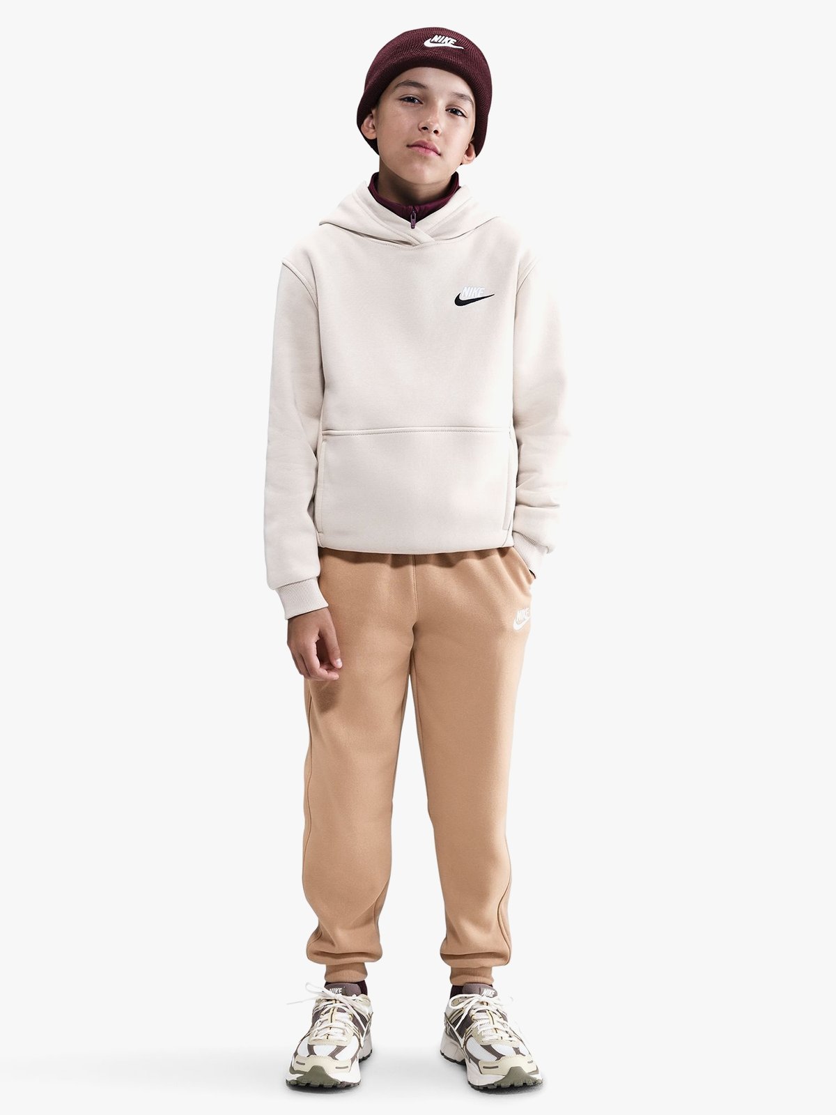 Nike Sportswear Club Fleece Pant Hemp/White