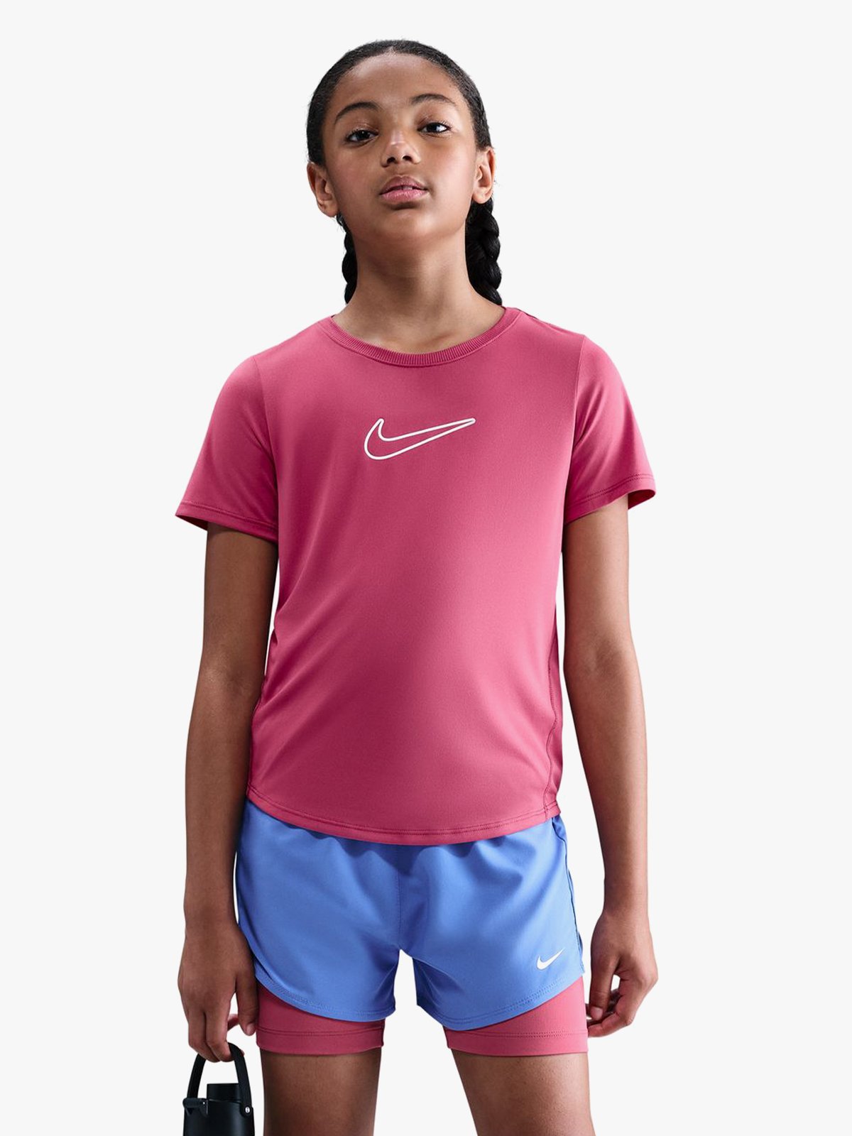 Nike One Fitted Tee SWEET BEET/WHITE