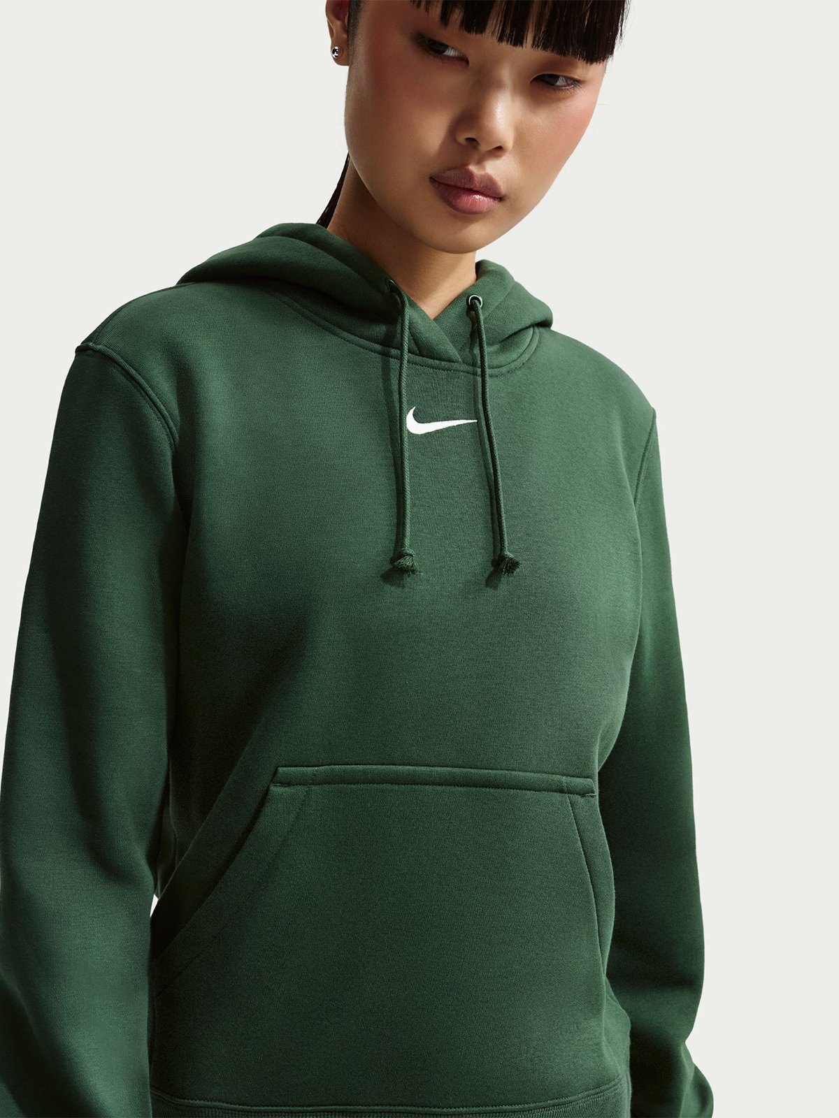 Nike Pheonix Fleece Standard Pullover Hoodie Fir / Sail