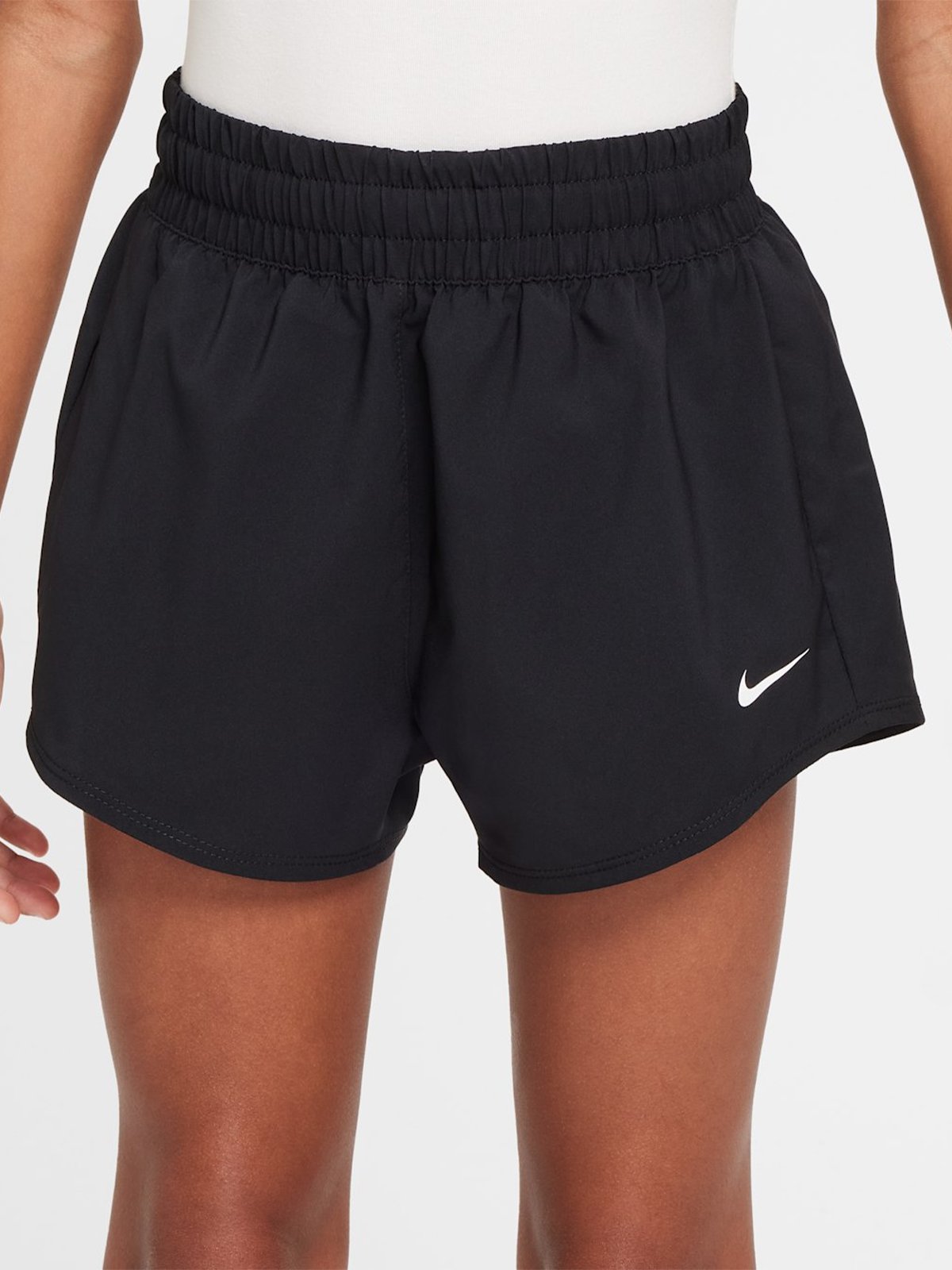 Nike One Dri-FIT 2 in 1 3" Shorts Black / White