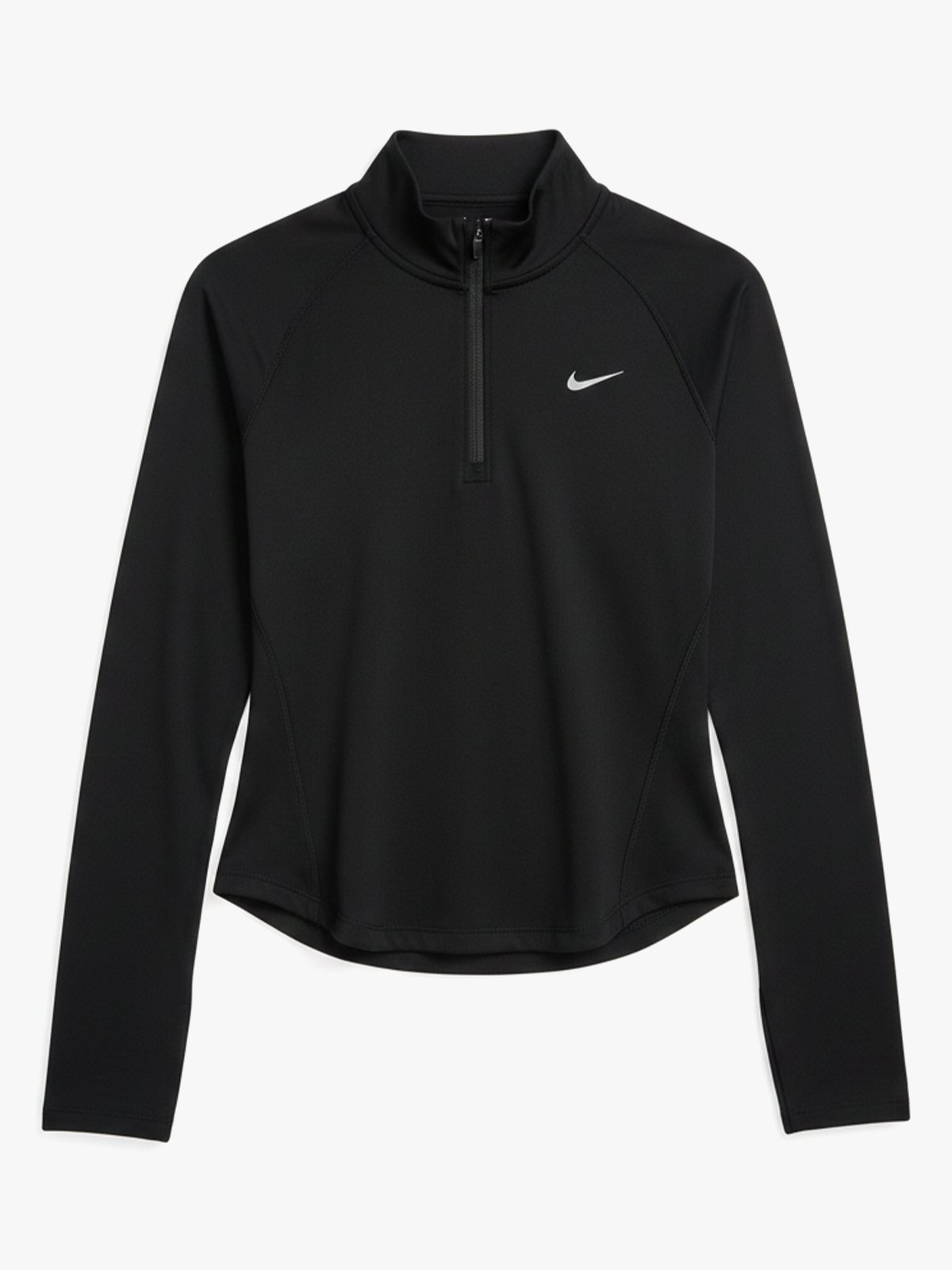 Nike Tempo Dri-Fit Half-Zip Running Top Black / Reflective Silver