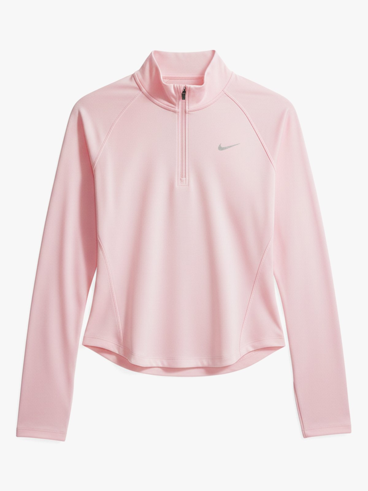 Nike Tempo Dri-Fit Half-Zip Running Top Pink Foam / Reflective Silver