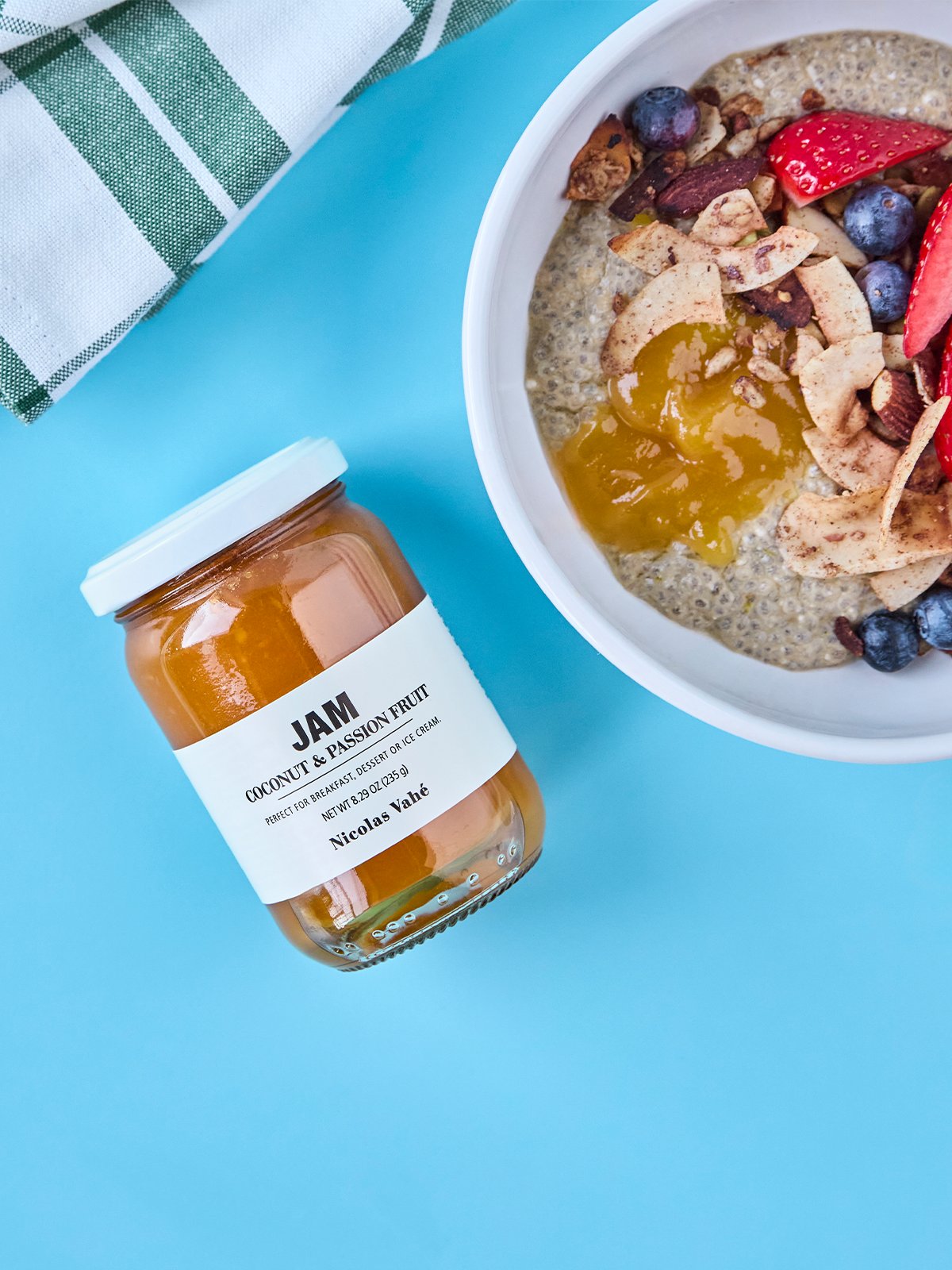 Nicolas Vahé Jam, Coconut & passion, 235 g Flerfarget