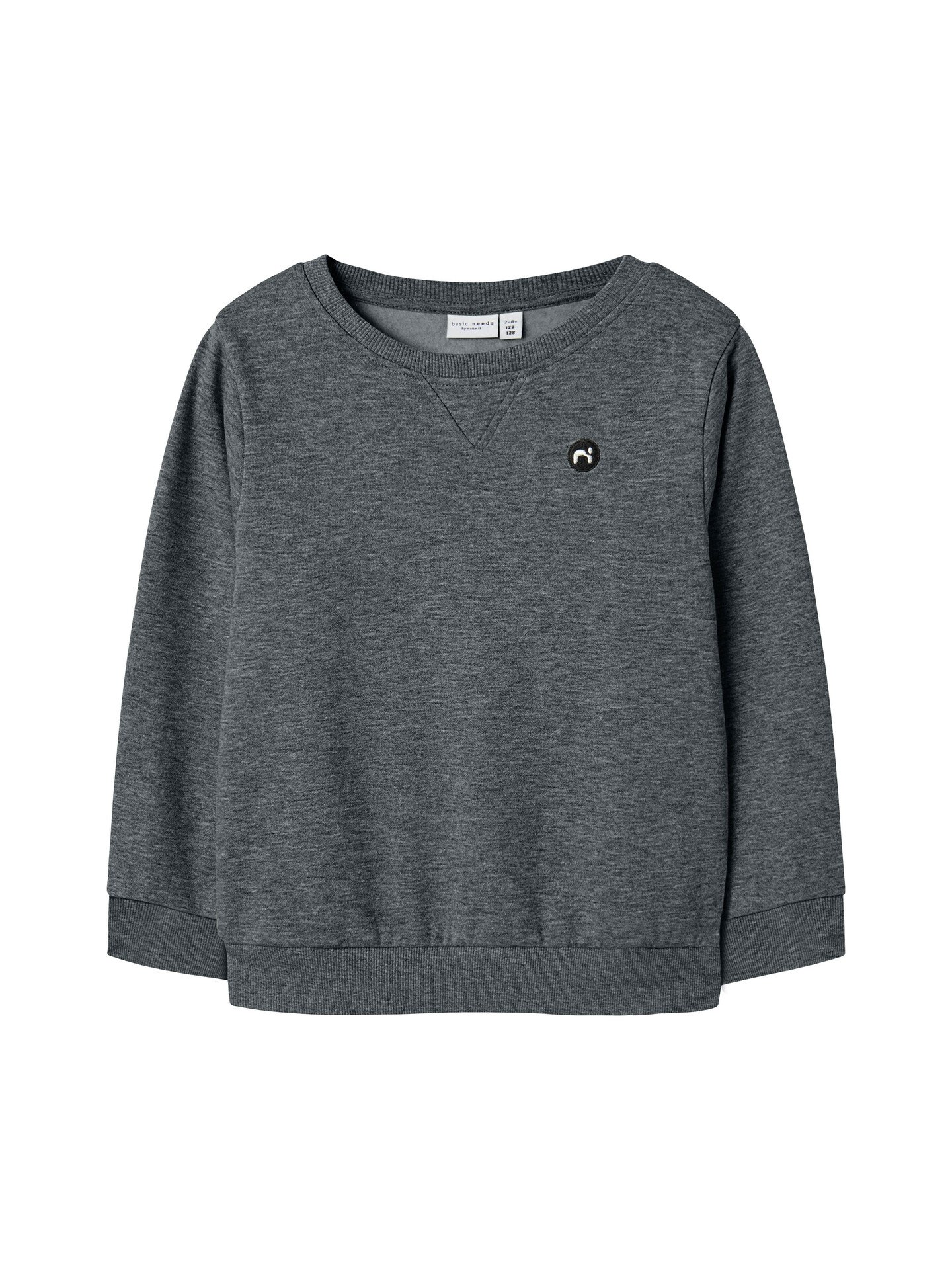 Name It Vimo Long Sleeve Sweat Bru Dark Grey Melange