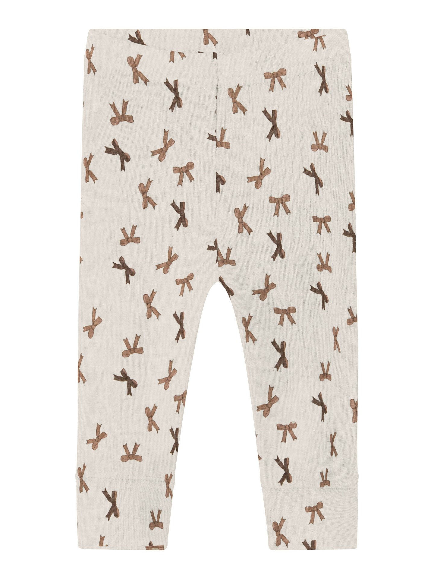 Name It Wang Wool Rib Legging All Over Print Snow White