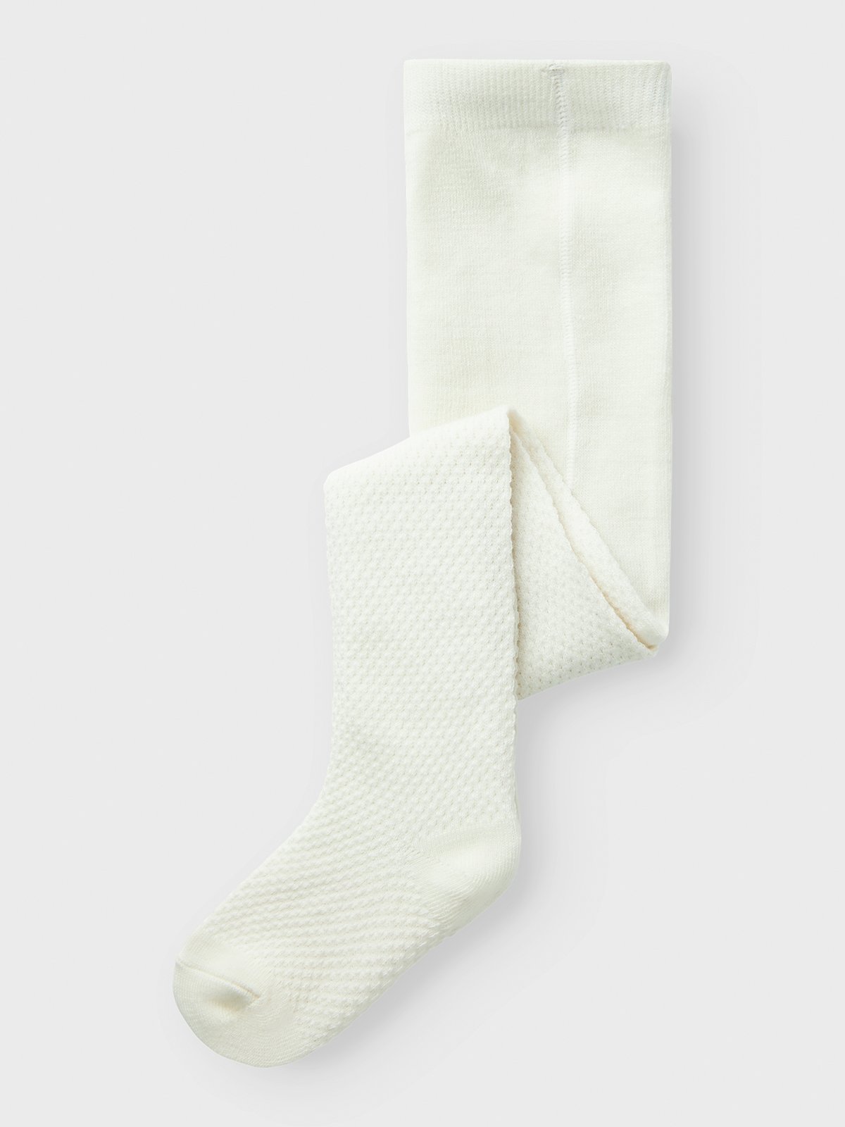 Name It Wakma Wool Blend Structure Pantyhose Snow White