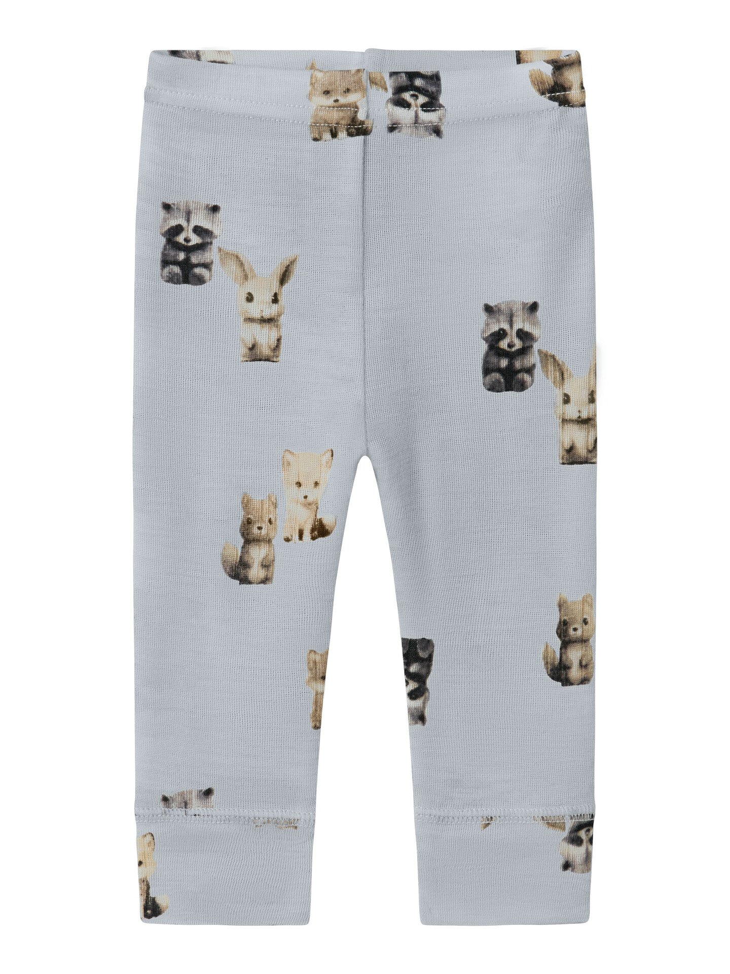 Name It Wang Wool Rib Longjohn All Over Print Micro Chip