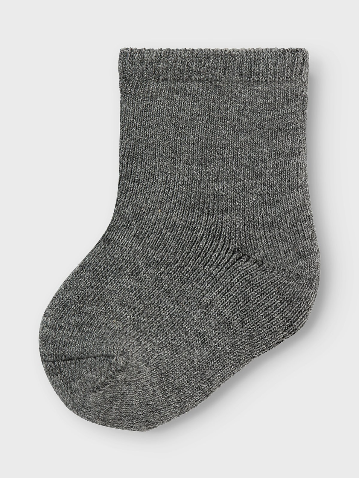 Name It Waksi Wool/Blend Terry Sock Dark Grey Melange