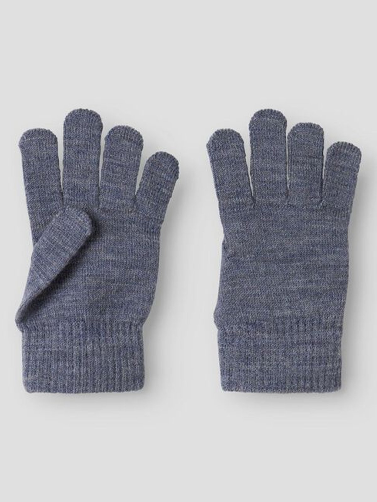Name It Wholla Wool Blend Gloves Folkstone Gray